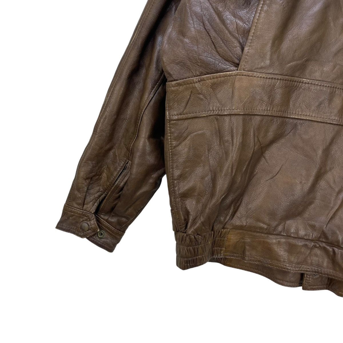Japanese Brand Vintage Japanese Brand GK Cow Hide Leather Jacket Size US M / EU 48-50 / 2 - 7 Thumbnail