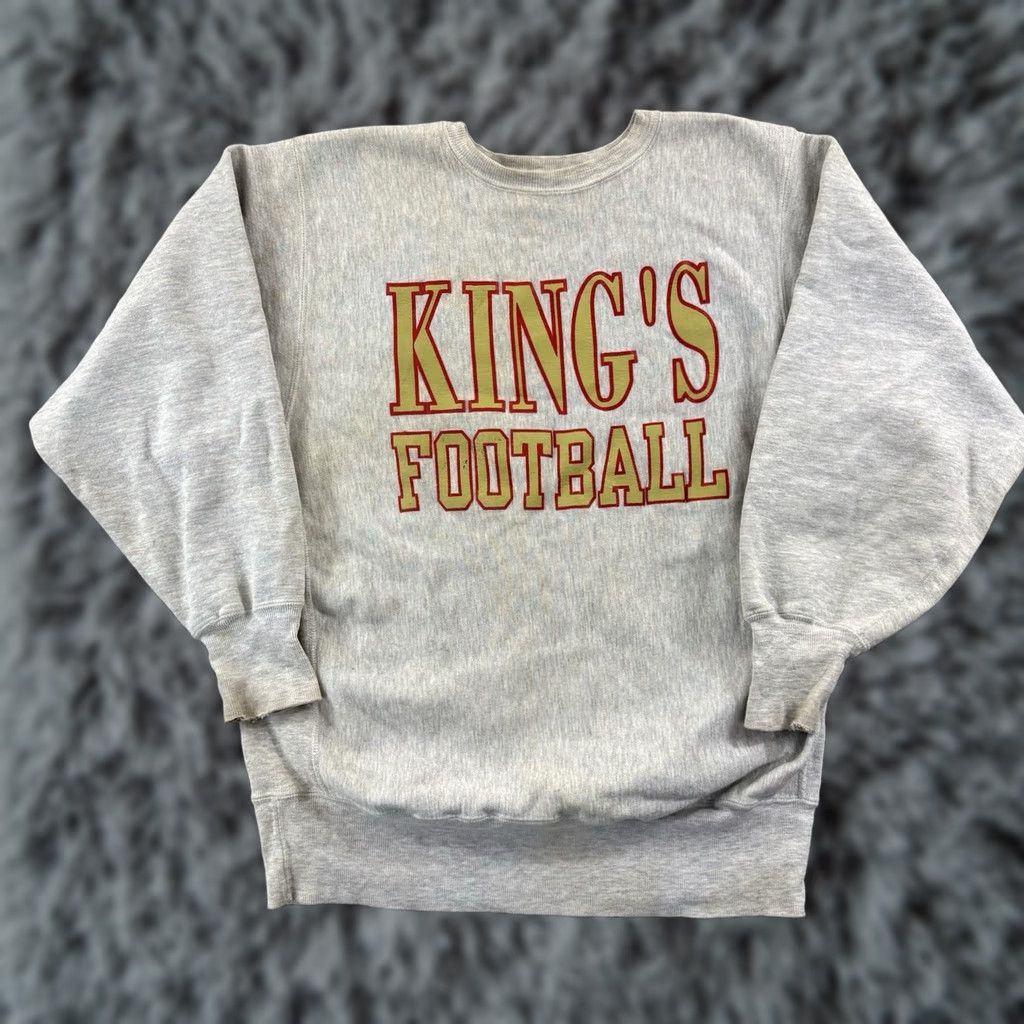 Champion VINTAGE Champion Reverse Weave Sweatshirt Mens XL Gray 90s Sport Pullover USA Size US XL / EU 56 / 4 - 1 Thumbnail