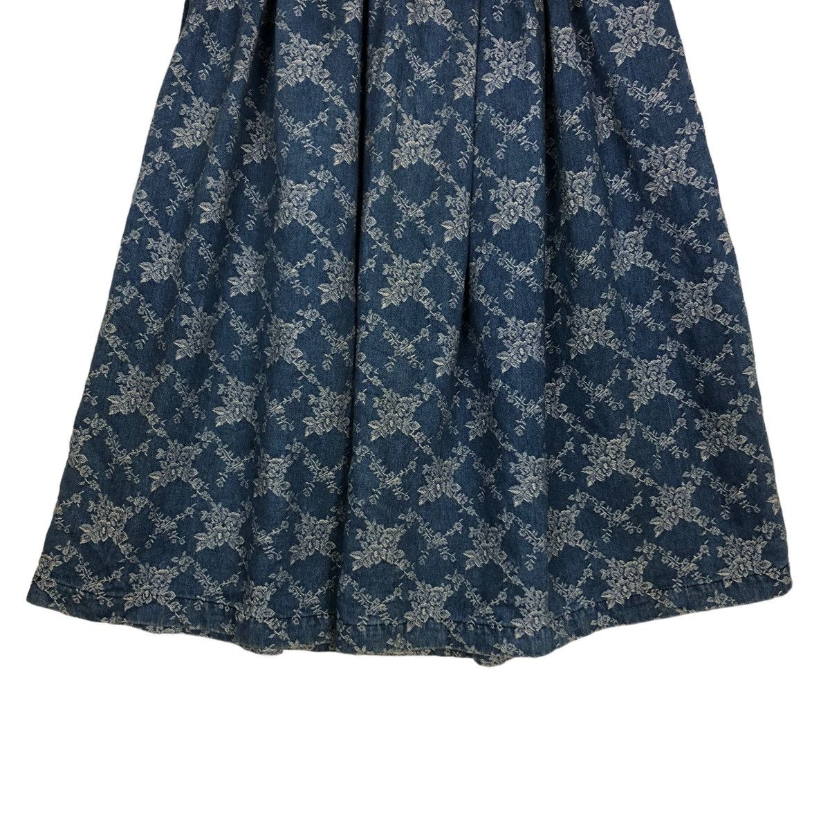 Hysteric Glamour 🔥VINTAGE INDIGO BLUE BLUE JAPAN SKIRT FIORUCCI OVERPRINT Size 26" / US 2 / IT 38 - 5 Thumbnail
