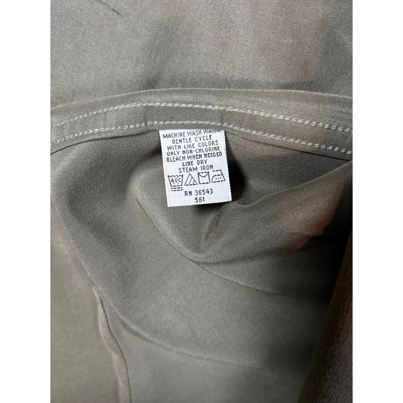 Geoffrey Beene Geoffrey Beene Button Up Shirt Mens Large Tan Beige #0479 Size US L / EU 52-54 / 3 - 4 Thumbnail