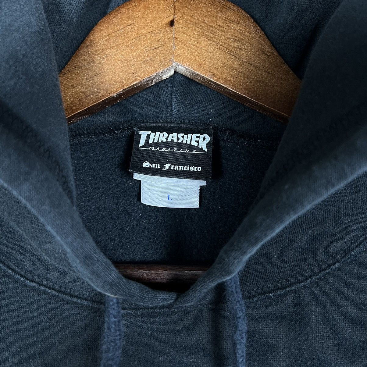 Thrasher Vintage Thrasher Skateboard Megazine Hoodie Size US L / EU 52-54 / 3 - 6 Thumbnail