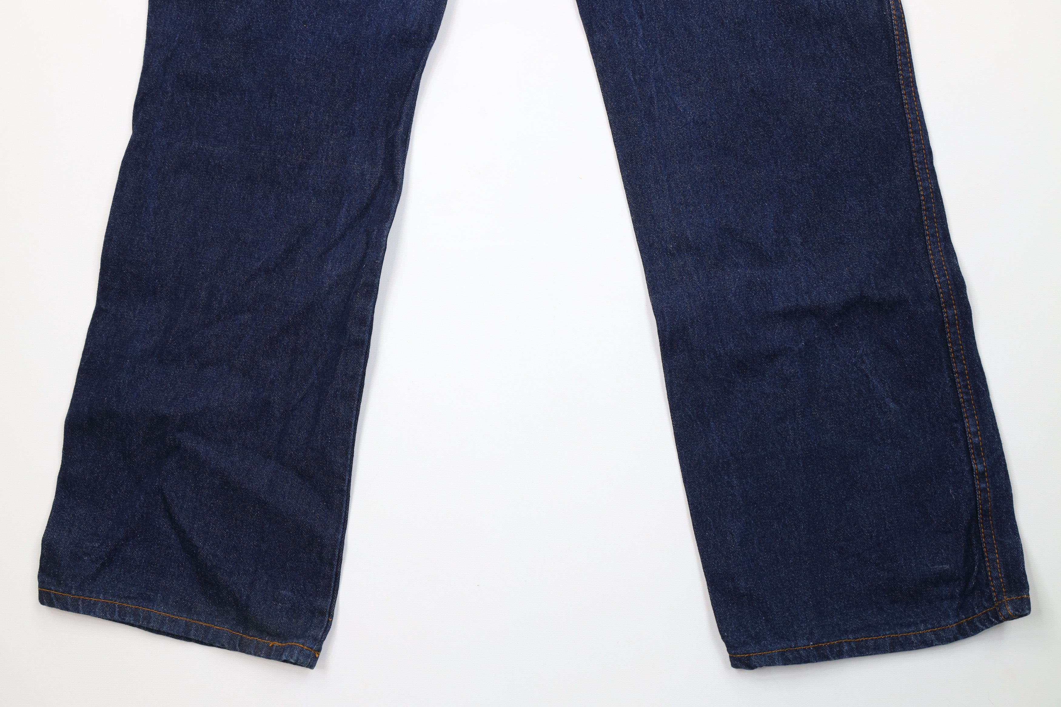 Vintage Vintage 70s Streetwear Flared Wide Leg Denim Jeans Blue USA Size US 34 / EU 50 - 13 Thumbnail