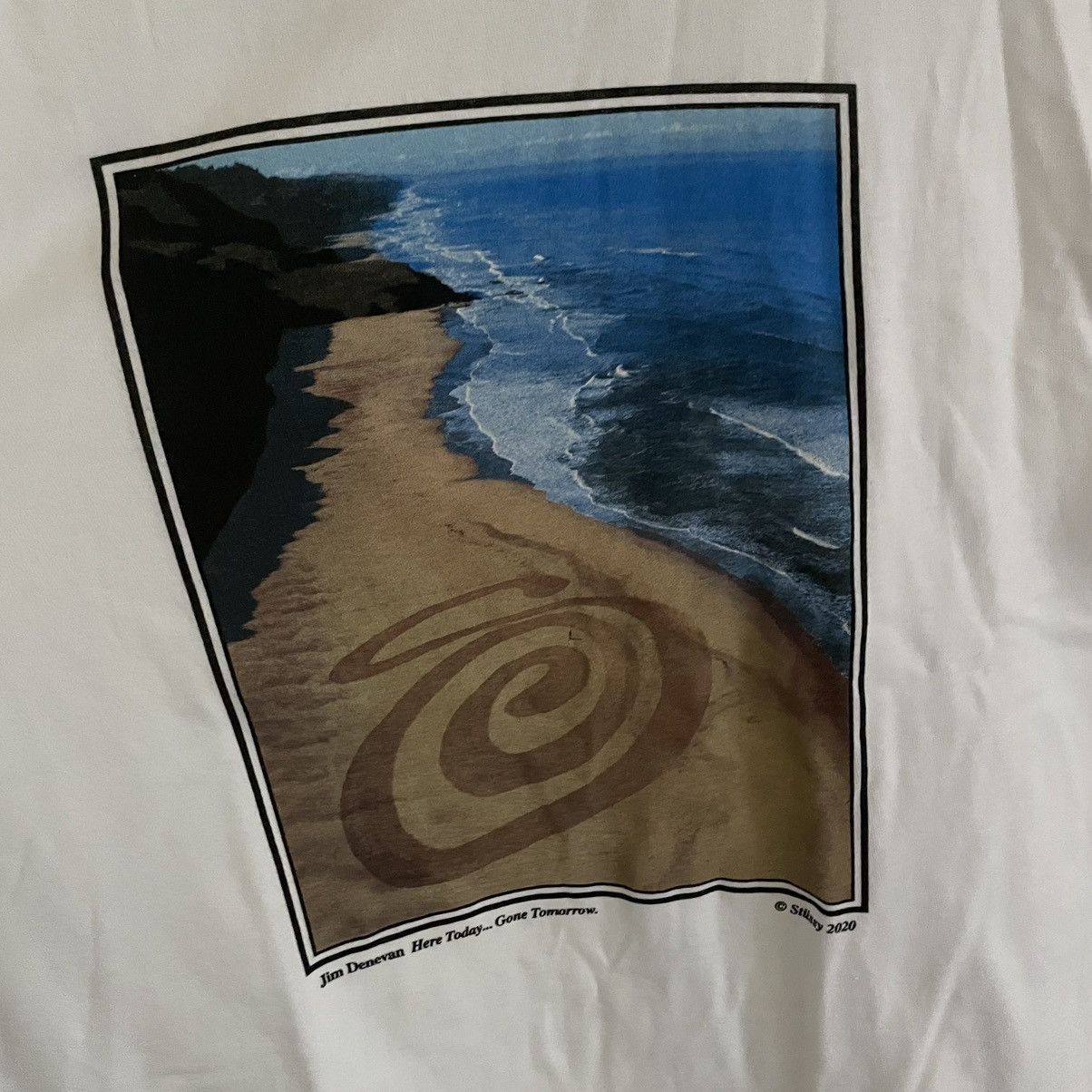 Stussy JIM DENEVAN HERE TODAY GONE TOMORROW T SHIRT Size US M / EU 48-50 / 2 - 3 Thumbnail
