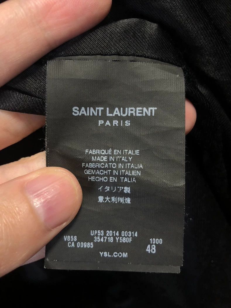 Saint Laurent Paris Saint Laurent Paris Black and white baseball jacket-2506 Size US M / EU 48-50 / 2 - 8 Thumbnail