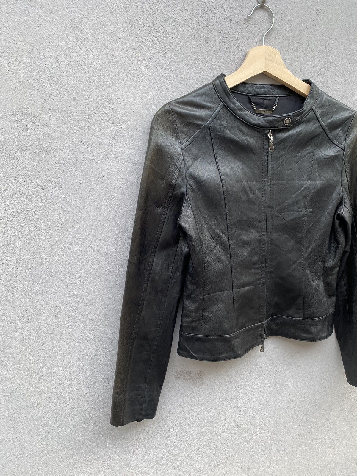 Yohji Yamamoto INÉD by Yohji Yamamoto Biker Leather Sheep Skin Jacket Size L / US 10 / IT 46 - 9 Thumbnail