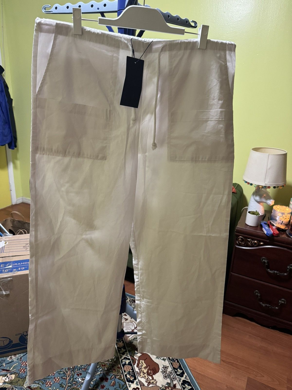 Other Local European White Pants M/L NWT!!! Size 32" / US 10 / IT 46 - 1 Thumbnail