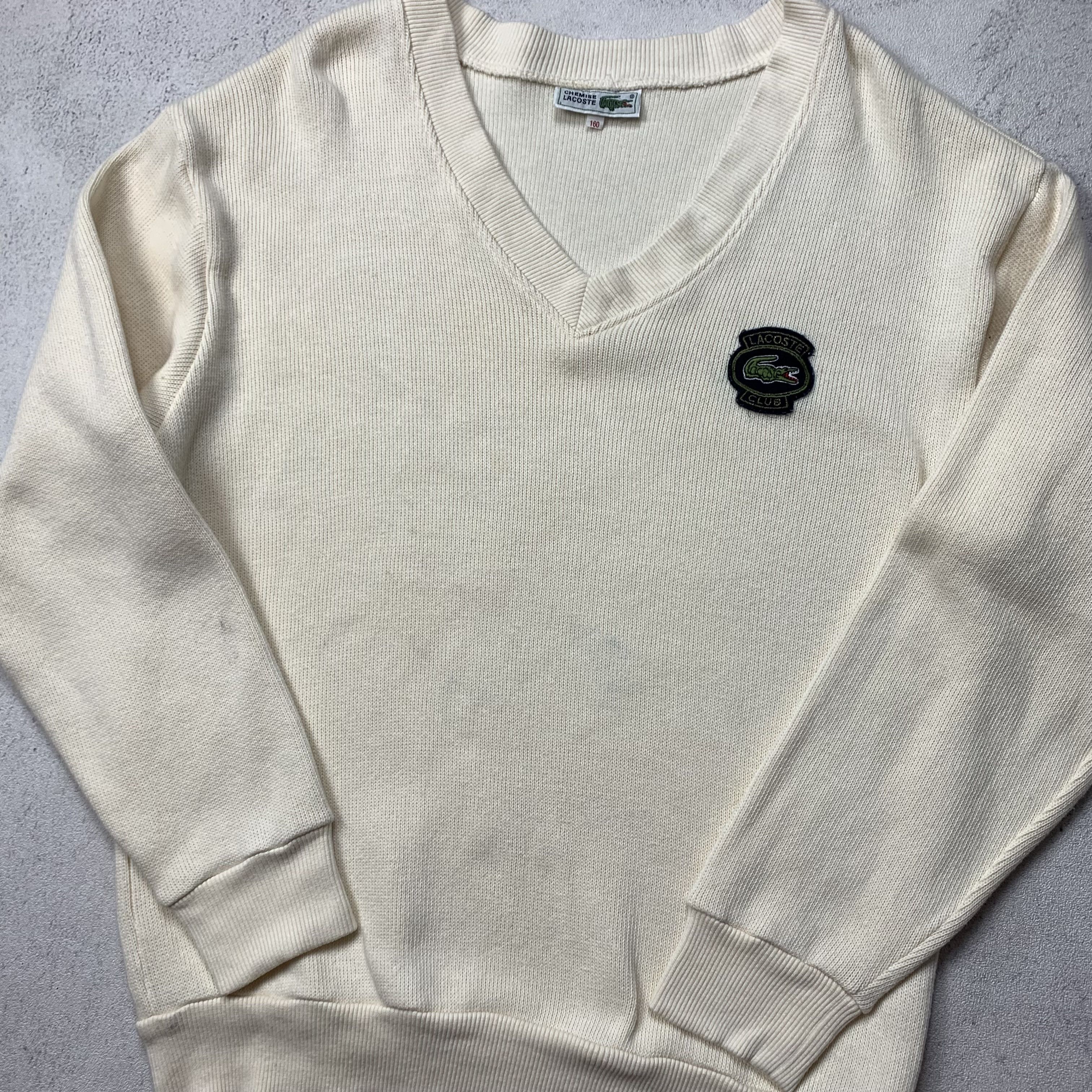 Lacoste Vintage 90s Lacoste Sweater Cardigan Jumper Size US S / EU 44-46 / 1 - 2 Thumbnail