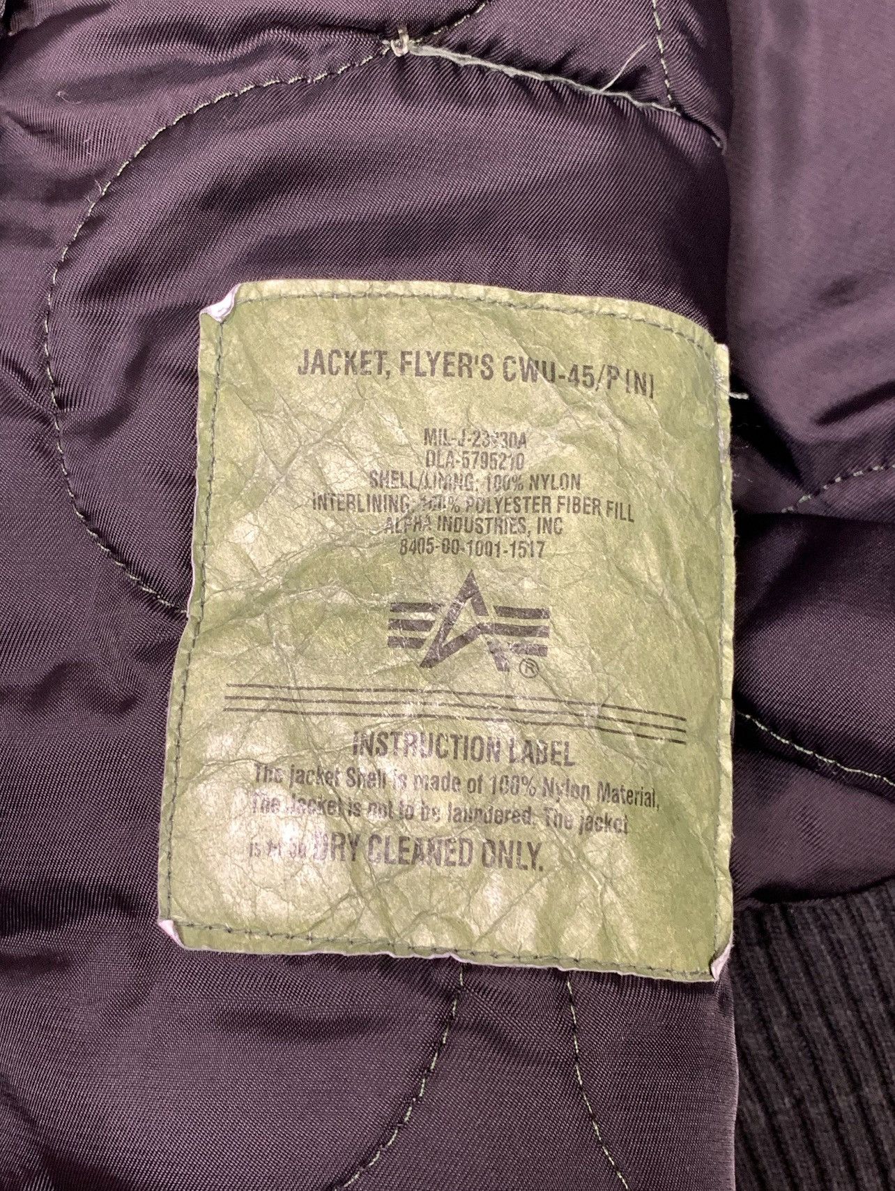 Alpha Industries Vintage Alpha Industries bomber jacket Size US XL / EU 56 / 4 - 9 Thumbnail