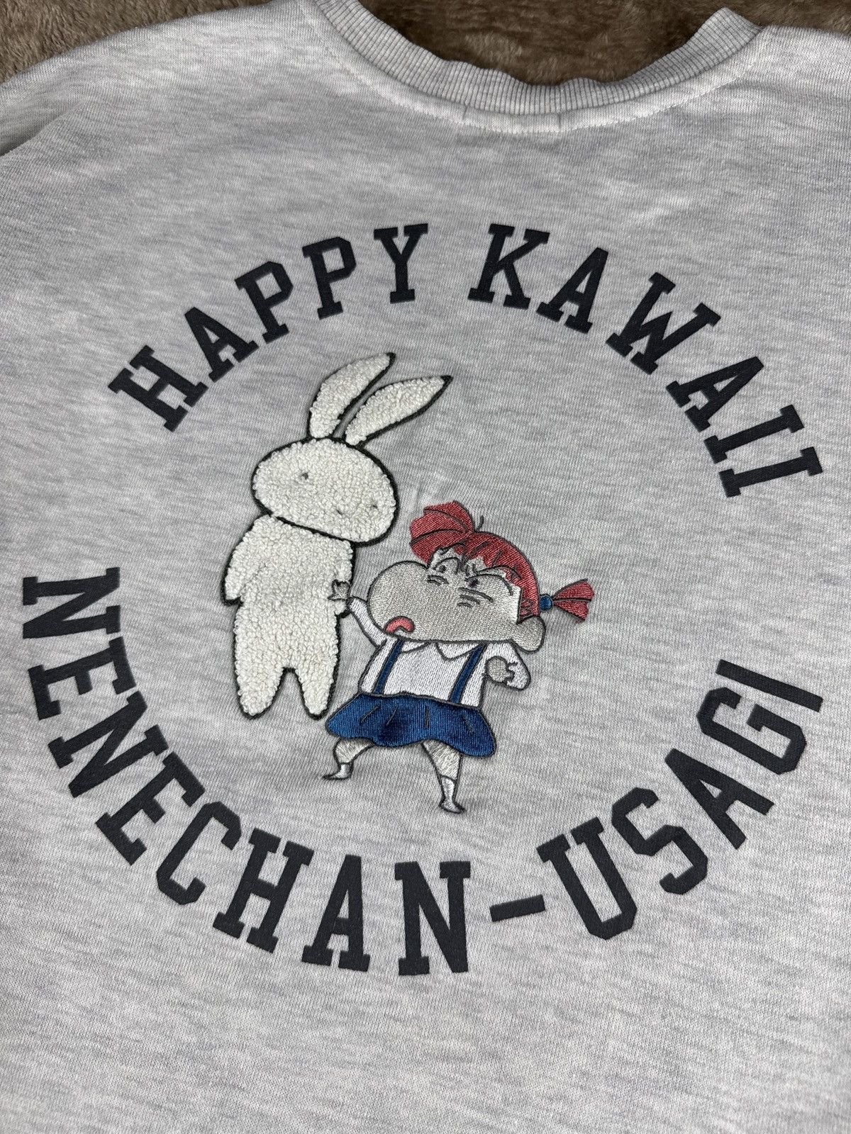 Cartoon Network Vtg Nenechan-Usagi in Crayon Shin Chan 90s Cartoon Crew Size US L / EU 52-54 / 3 - 1 Thumbnail
