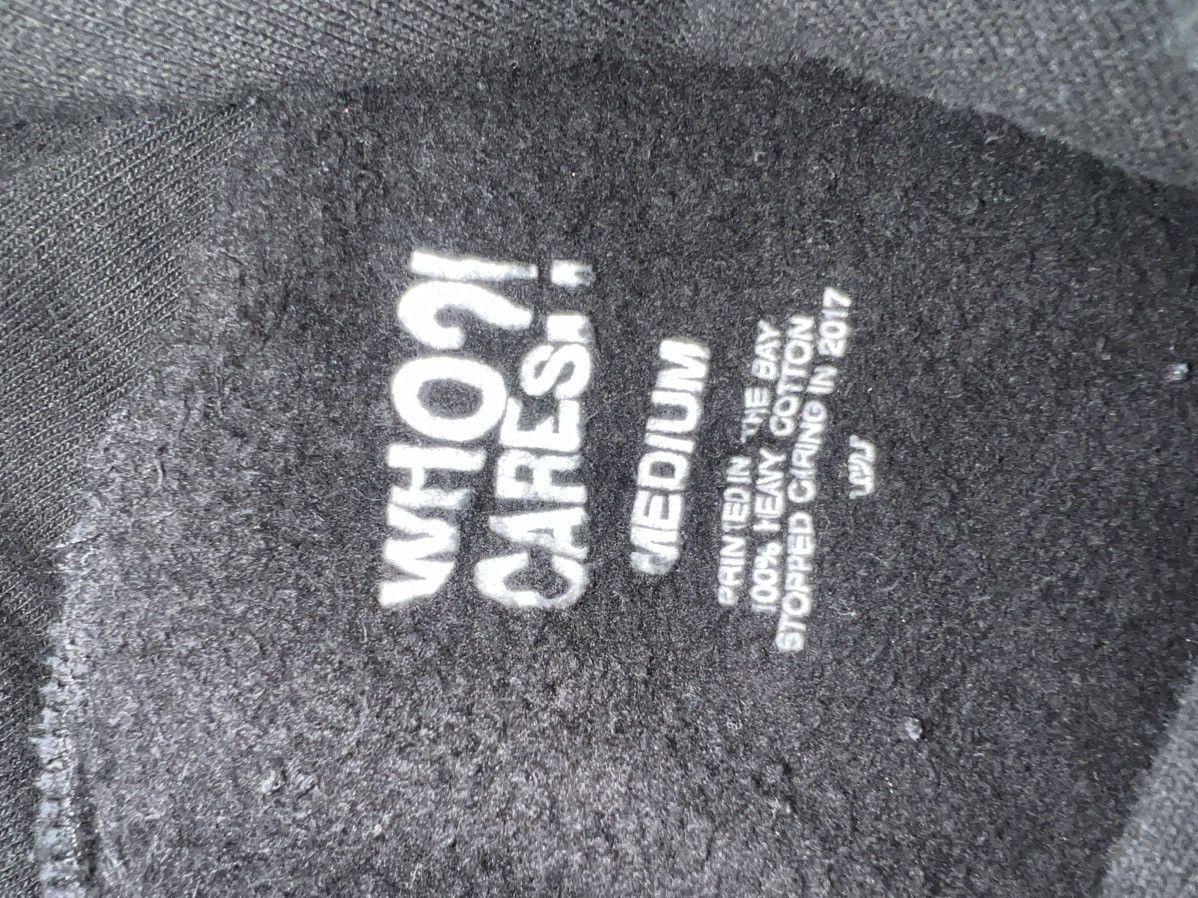 Other Who Cares Supply Co Black Hoodie Size US M / EU 48-50 / 2 - 3 Thumbnail