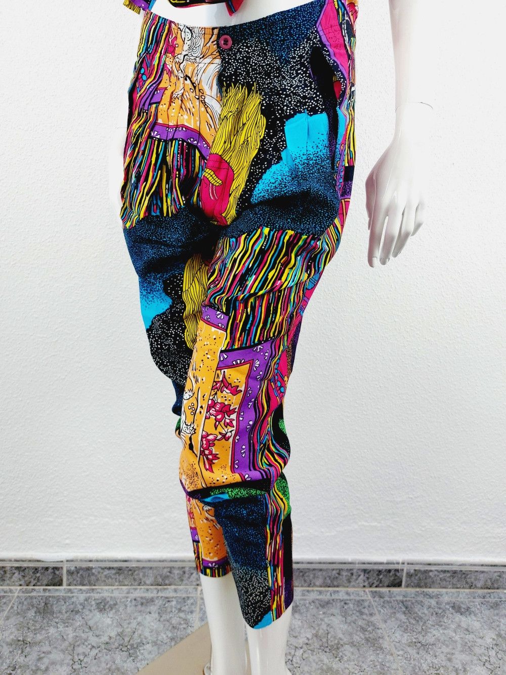 Marithe + Francois Girbaud Marithe + Francois Girbaud Dragon Tiger Boho Shirt Pants Set Size M / US 6-8 / IT 42-44 - 11 Thumbnail