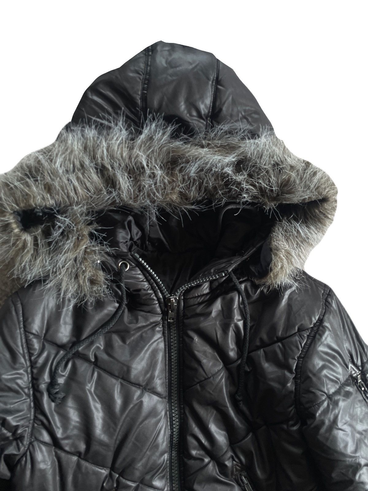 If Six Was Nine 2000s Japanese archive Vkei Fur Puffer Down Jacket Y2K Size US S / EU 44-46 / 1 - 5 Thumbnail