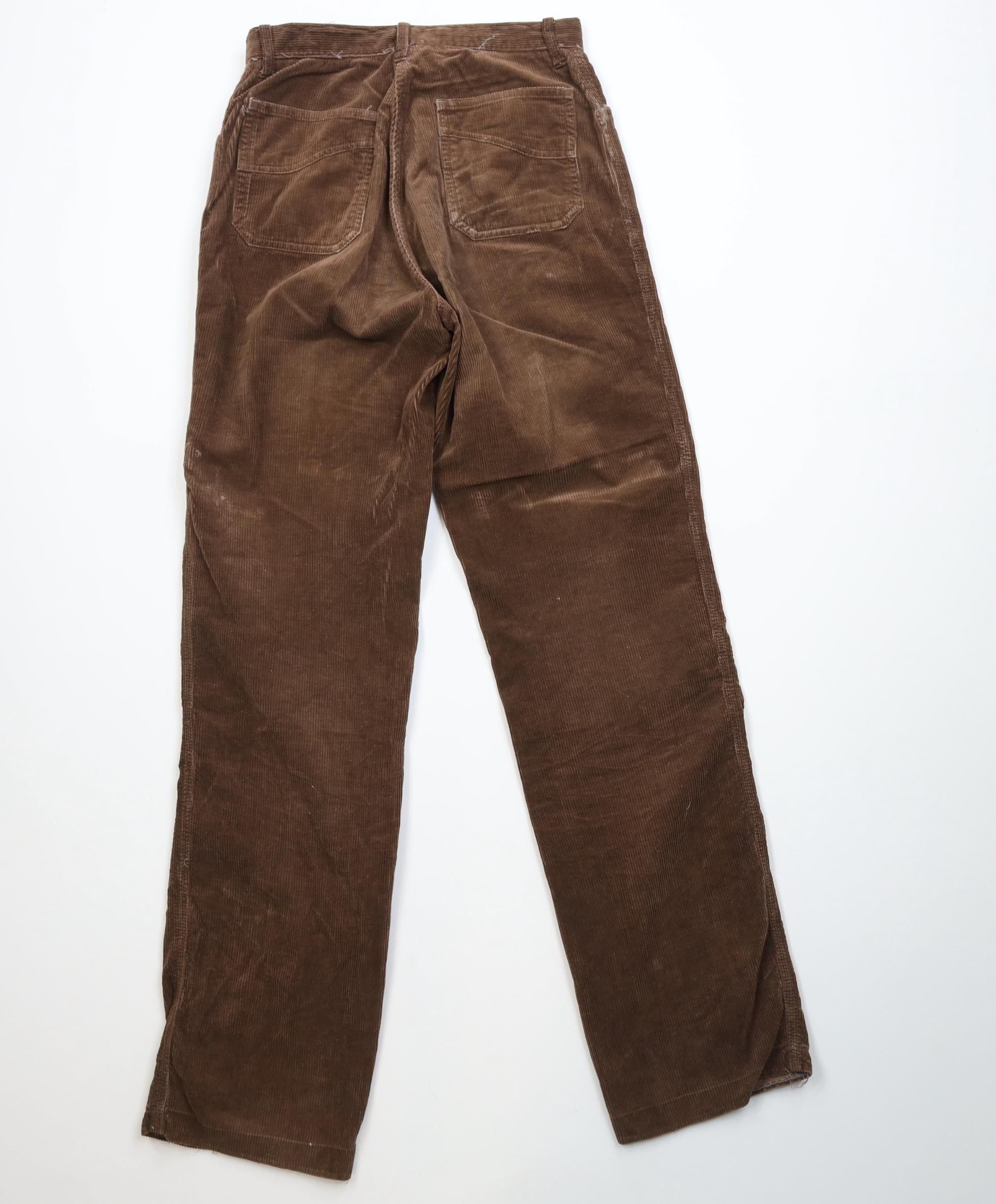 Vintage Vintage 70s Streetwear Straight Leg Corduroy Pants Brown Size 34" / US 12 / IT 48 - 9 Thumbnail