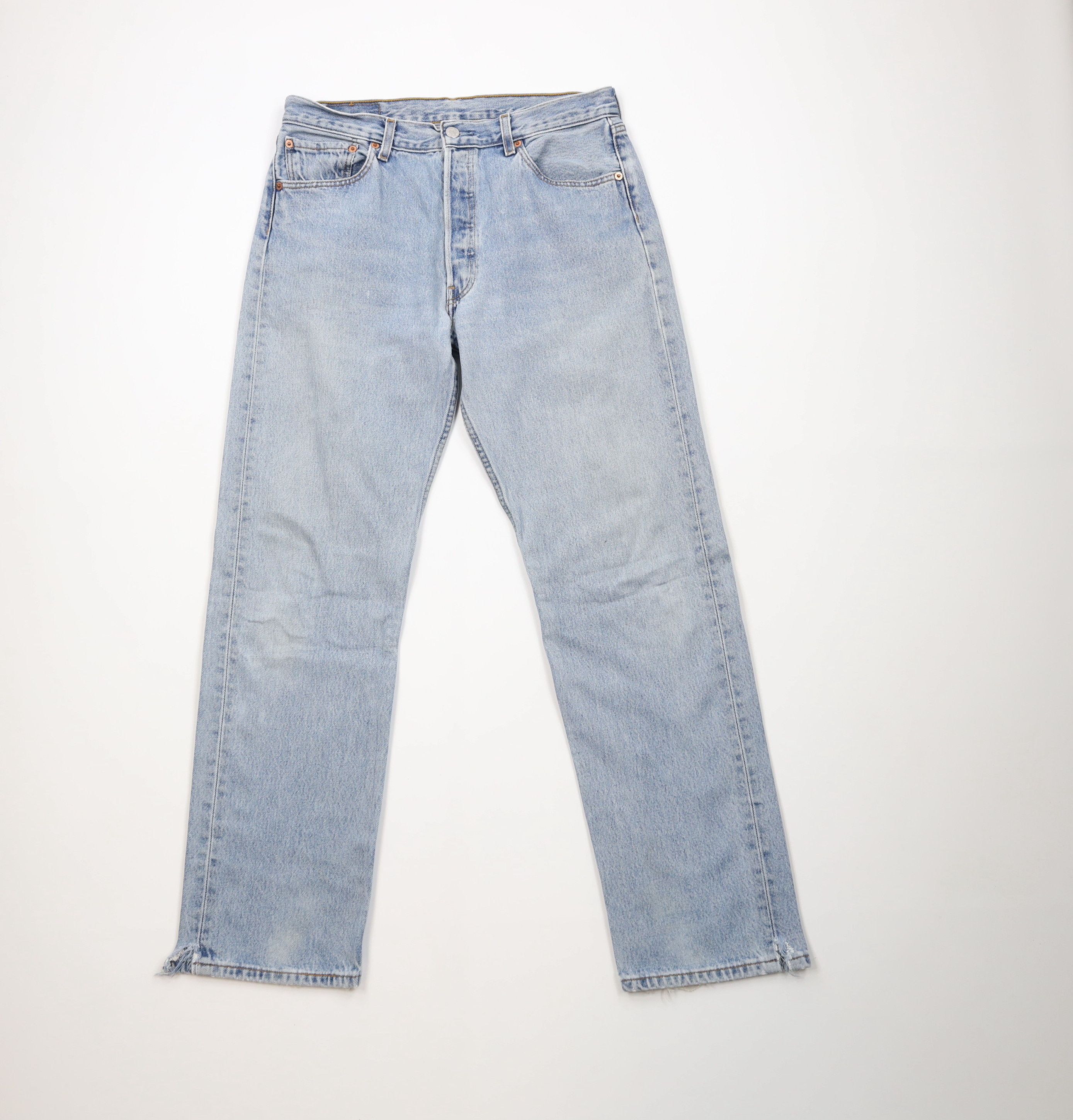 Levi's Vintage Y2K 2000 Levis 501xx Button Fly Original Fit Jeans Size US 33 - 1 Thumbnail