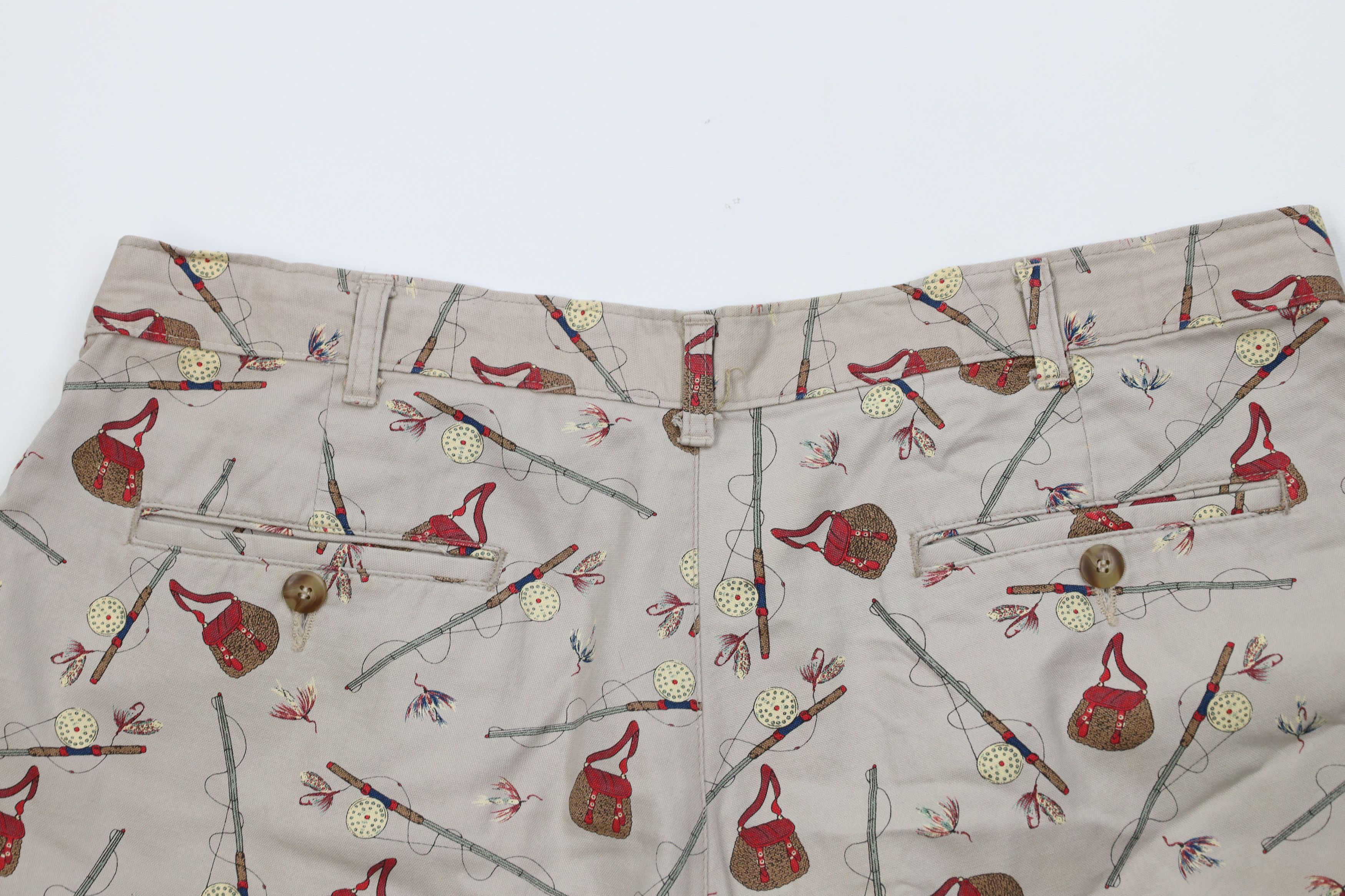 Brooks Brothers Vintage 80s 90s Brooks Brothers All Over Print Chino Shorts Size US 38 / EU 54 - 12 Thumbnail