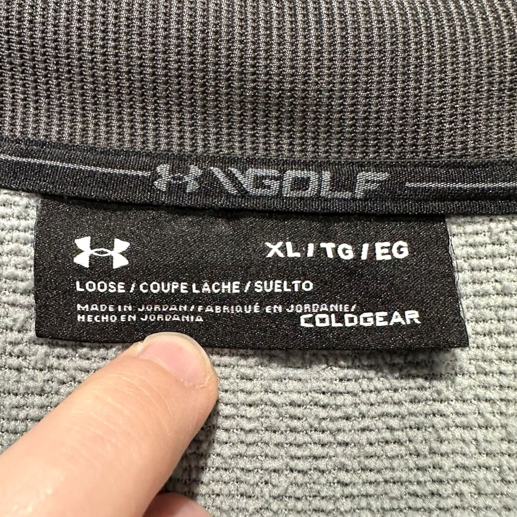 Under Armour Under armour Pullover Gray XL Golf Jacket Sweatshirt Storm ½ Snap Fleece Men Size US XL / EU 56 / 4 - 3 Thumbnail