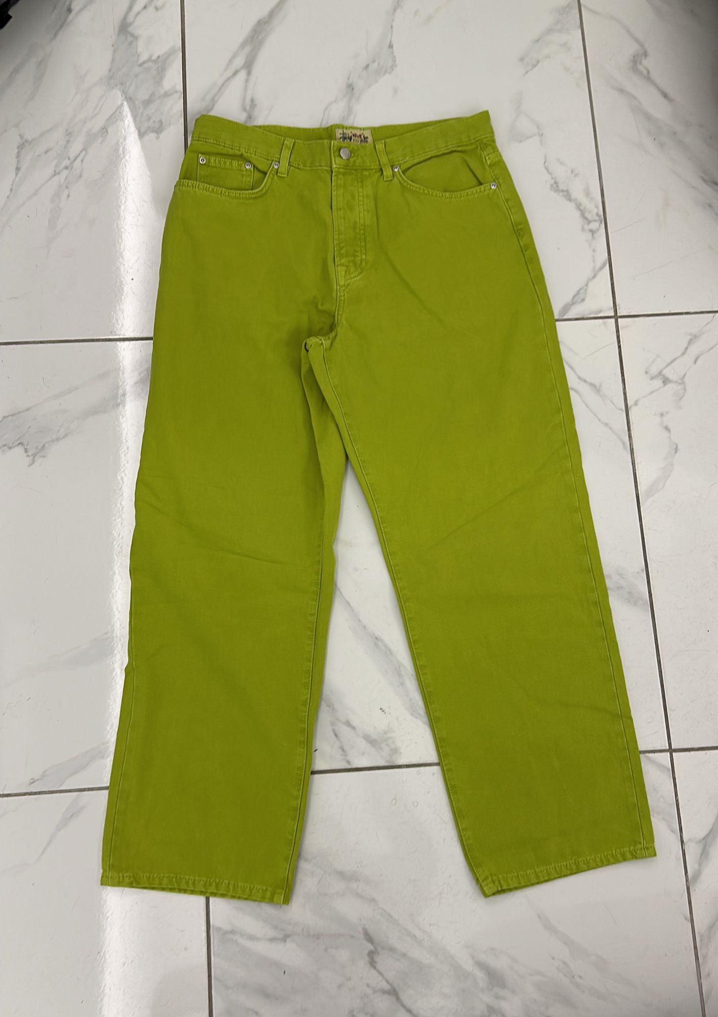 Stussy Stussy Big Ol' Jean Washed Canvas “Cactus” 30 Size US 30 / EU 46 - 2 Thumbnail