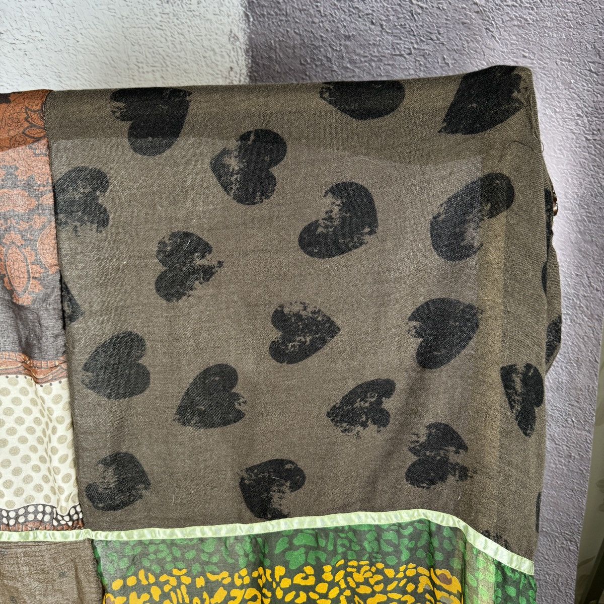 Other Fou de Lou Belgium designer multiprint big scarf vintage Size ONE SIZE - 6 Thumbnail