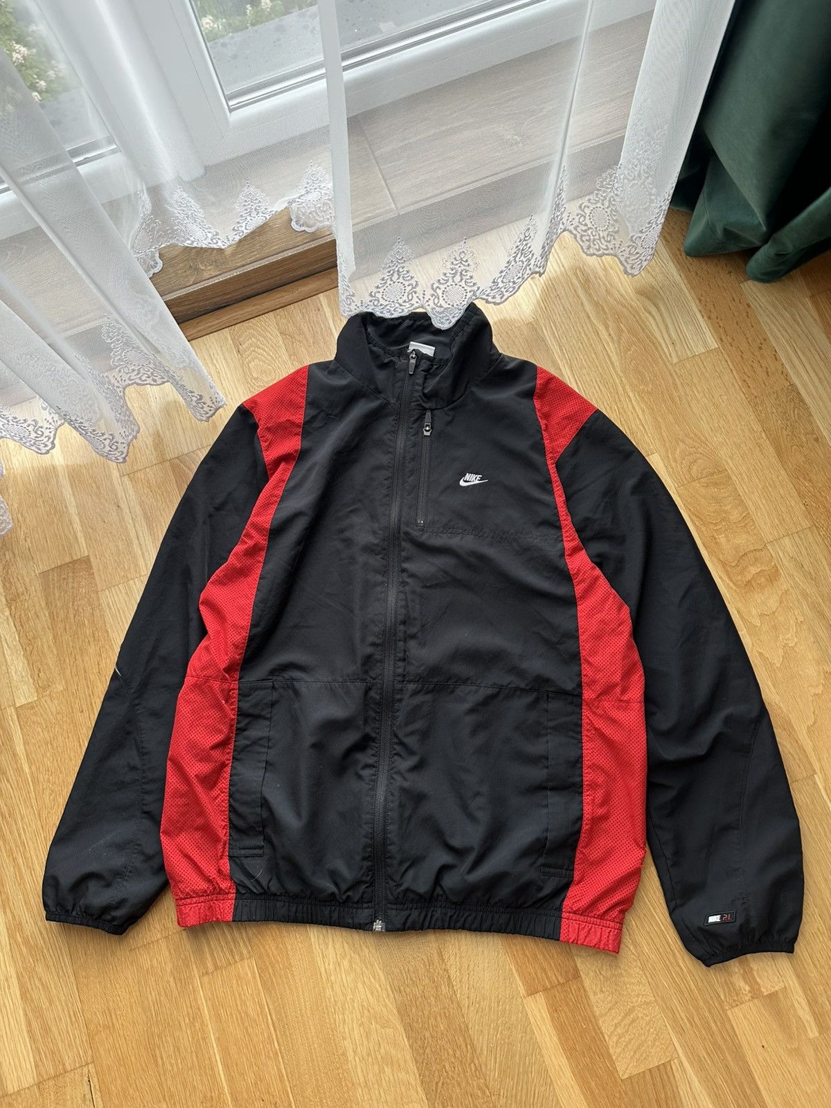 Nike Vintage Nike Premier Nylon Jacket Y2K 2000s Swoosh Logo Size US L / EU 52-54 / 3 - 1 Thumbnail