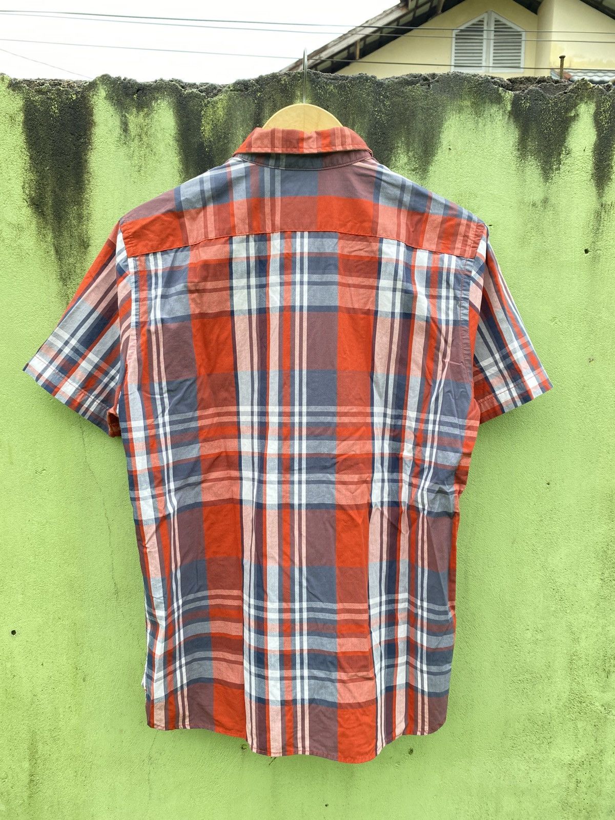 Levi's Levi’s Red Navy Plaid Short Sleeve Shirt Classic Summer Look Size US M / EU 48-50 / 2 - 9 Thumbnail