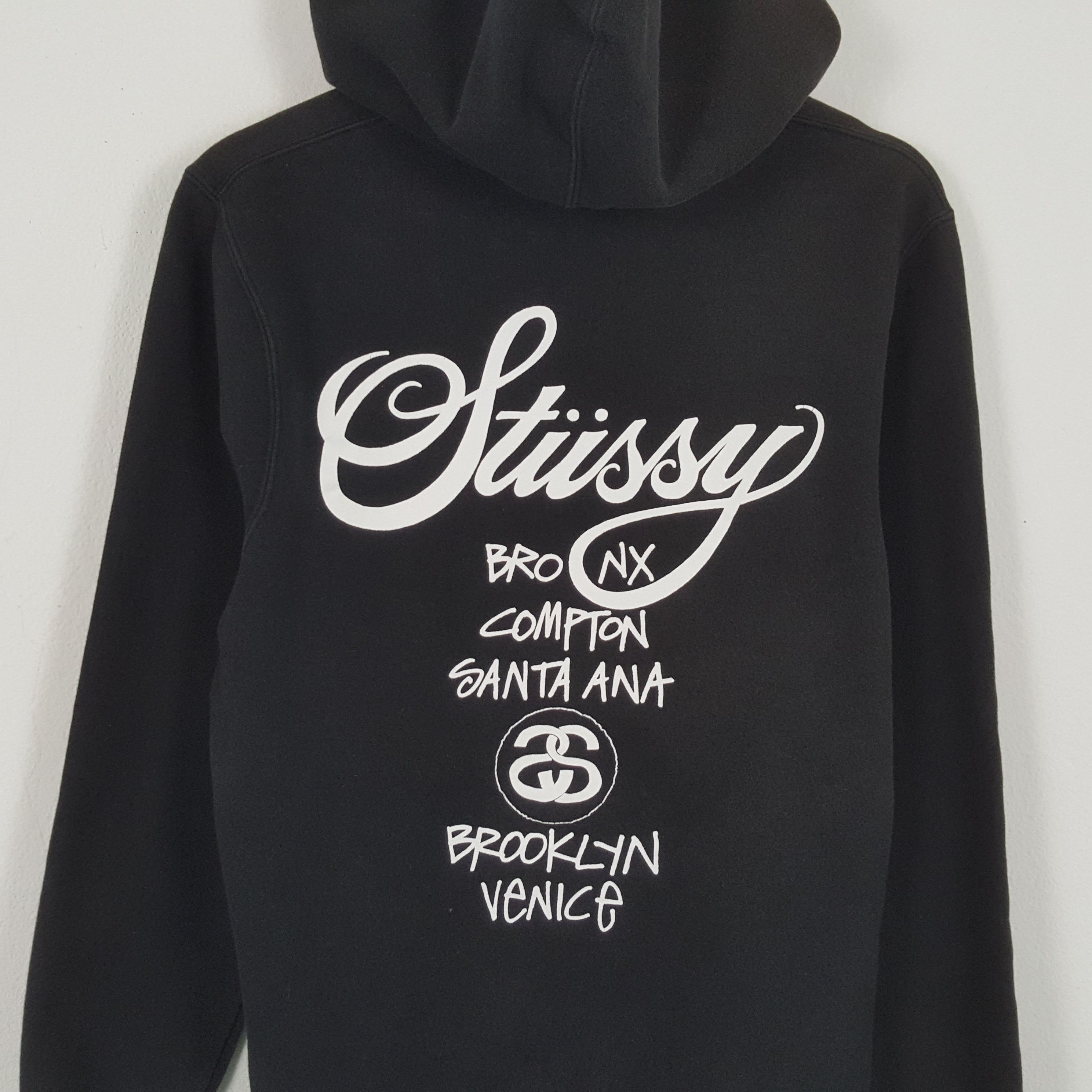 Stussy STUSSY Streetwear Skateboard Style Backprint Design Hoodies Size US S / EU 44-46 / 1 - 2 Thumbnail