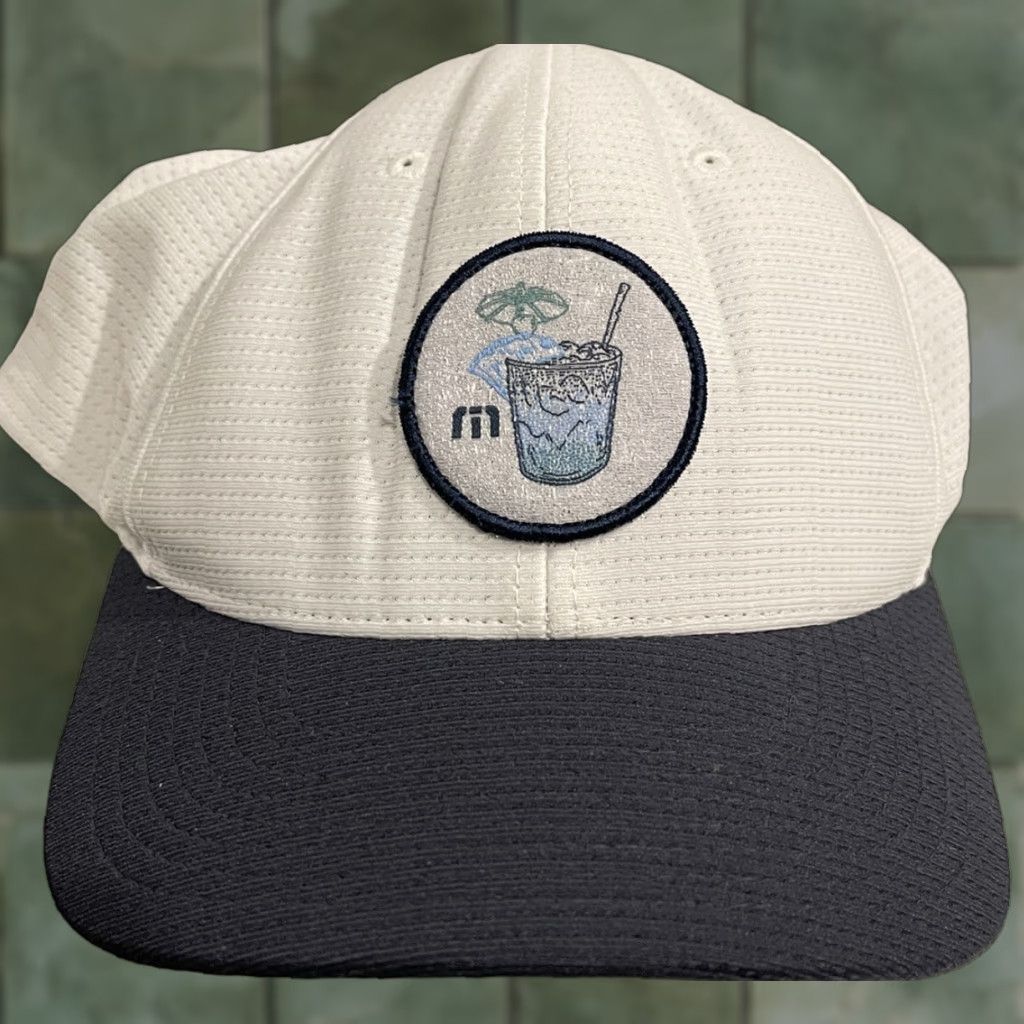 TravisMathew Travis Mathew Hat One Size White Snapback Baseball Summer Cocktail Mens Size ONE SIZE - 1 Thumbnail