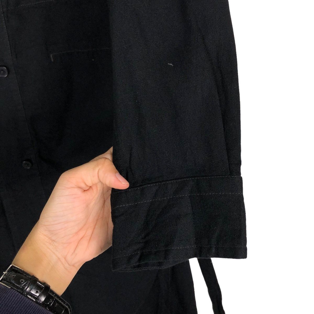 Japanese Brand 🔥Vintage Long Jacket Chore Rich Black Uniqlo Undercover Jpn Size US M / EU 48-50 / 2 - 16 Thumbnail