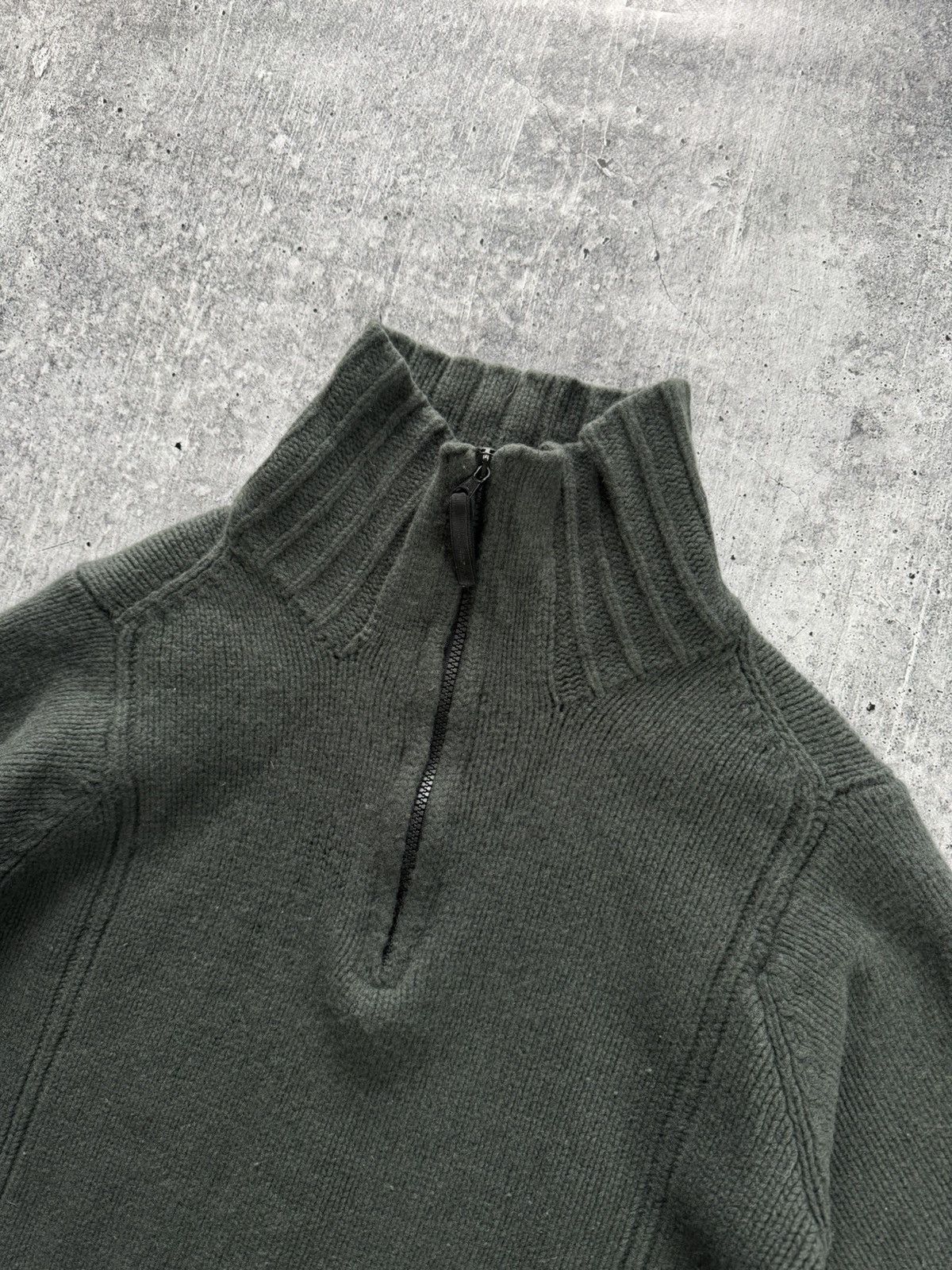Stone Island Vintage Stone Island Sweater 2000s 1/3 Zip Knit Rare Size M Size US L / EU 52-54 / 3 - 5 Thumbnail