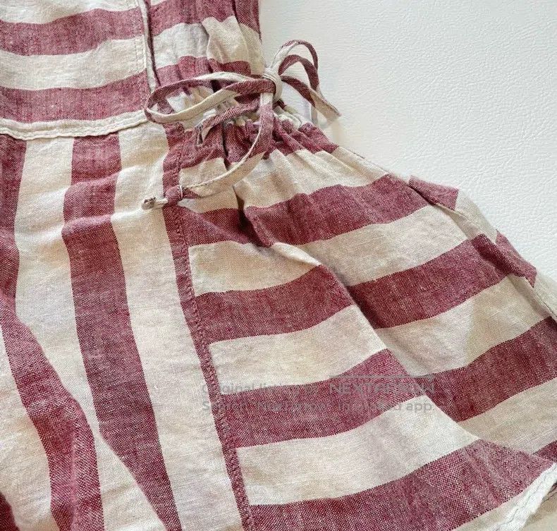 Kapital Kapital Striped linen lace-ups vest blouse Size S / US 4 / IT 40 - 5 Thumbnail