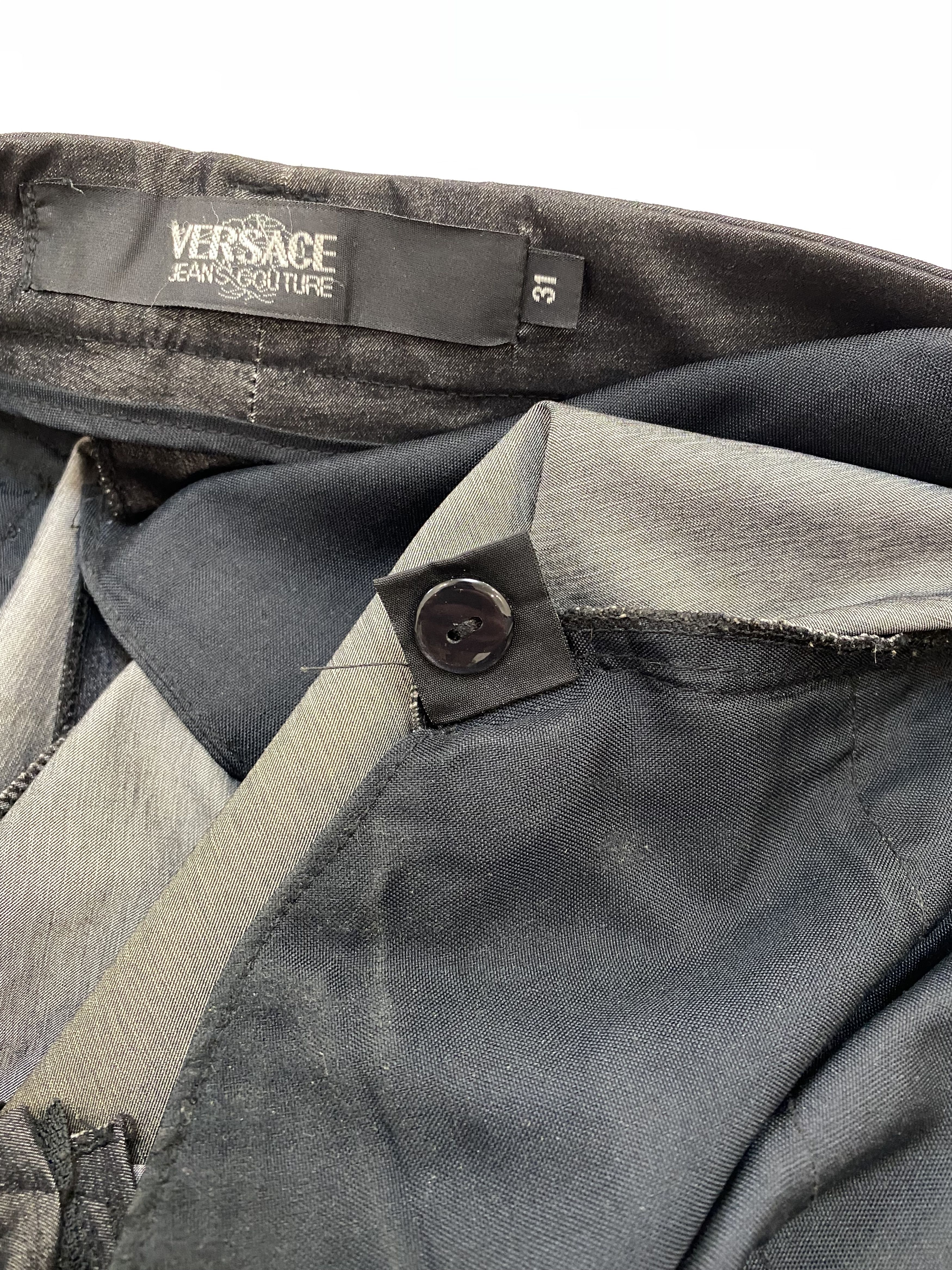 Versace × Vintage Vintage Versace Jeans Couture Casual Pants Graphite Size US 31 - 10 Thumbnail