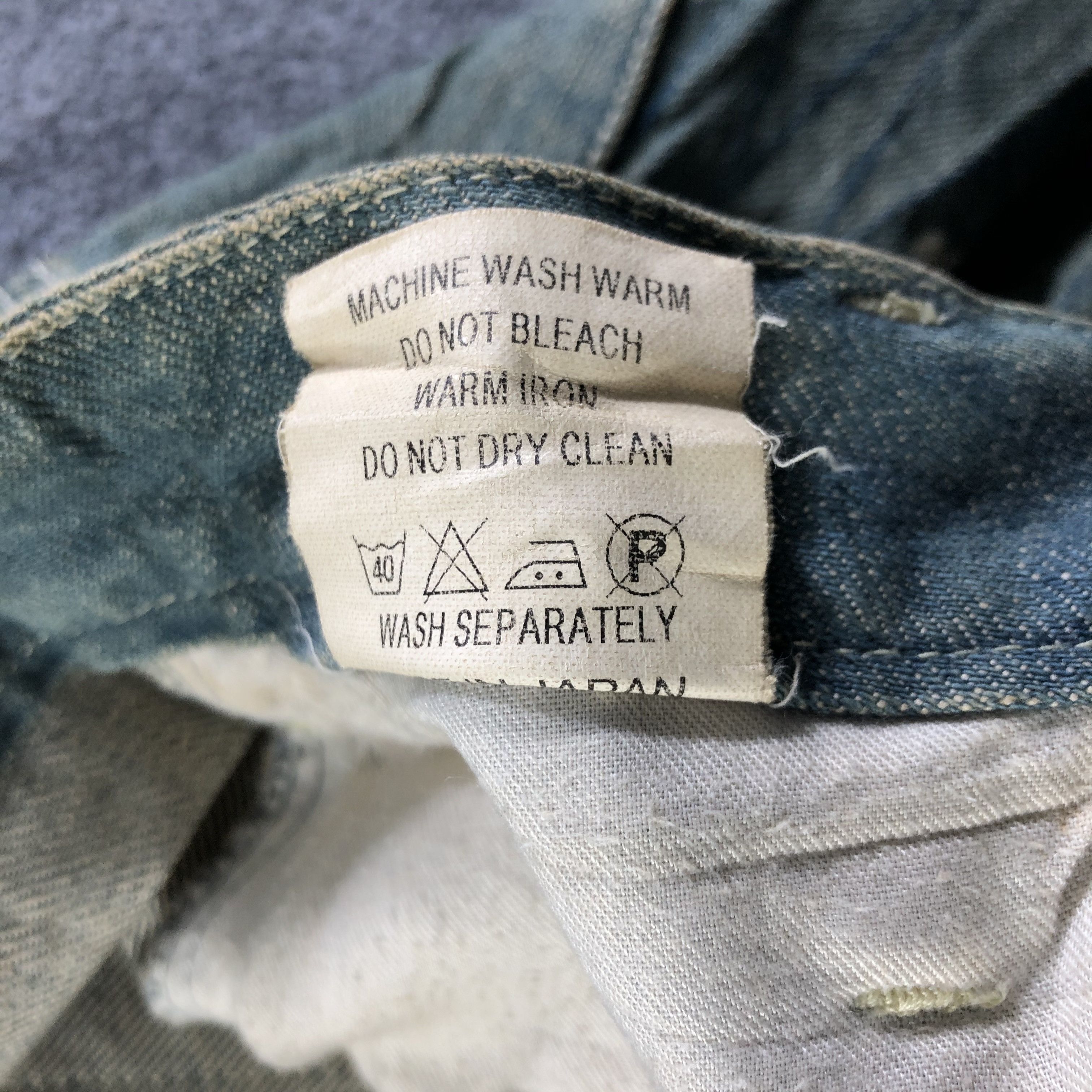 Japanese Brand Vintage Japanese Baggy Jeans-J3845 Size US 35 - 10 Thumbnail