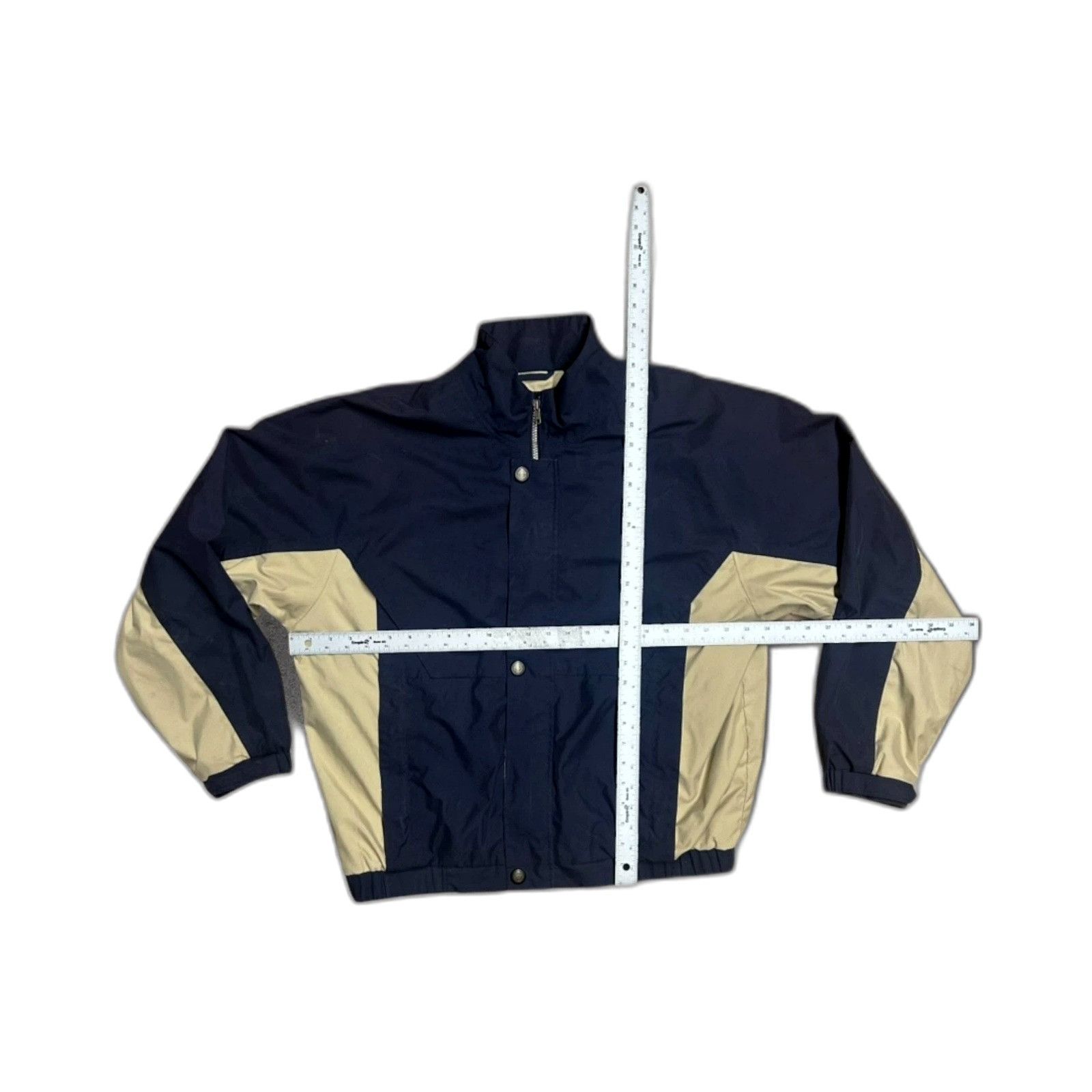 Sun Surf Sun Mountain Golfsmith Golf Jacket Vintage Men's Medium Beig Size US M / EU 48-50 / 2 - 2 Thumbnail
