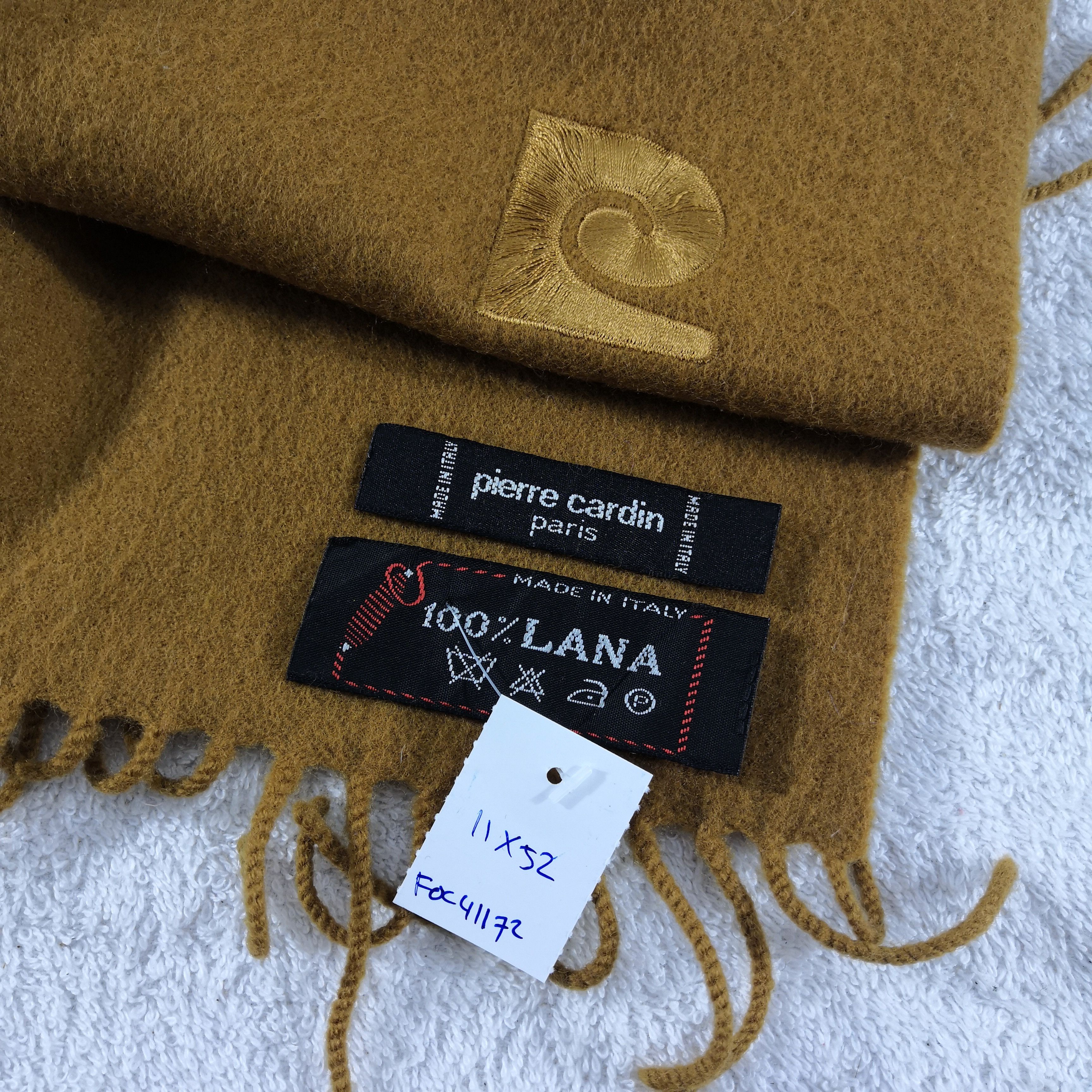 Pierre Cardin Vintage Pierre Cardin Scarf Muffler Wool Cashmere Scarves Size ONE SIZE - 4 Thumbnail