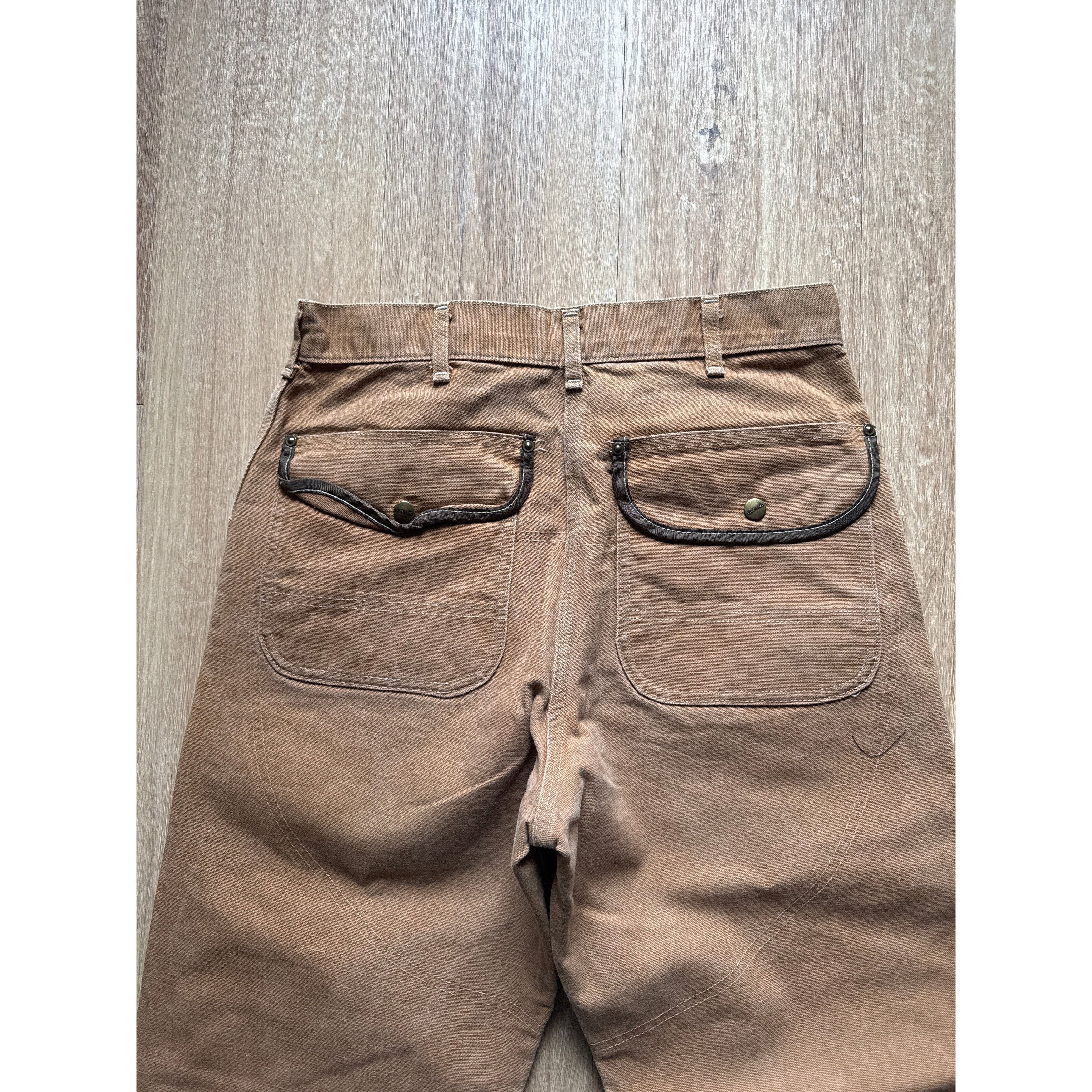 Carhartt Vintage 80s Carhartt USA Brush Double Knee Pants Size US 31 - 7 Thumbnail