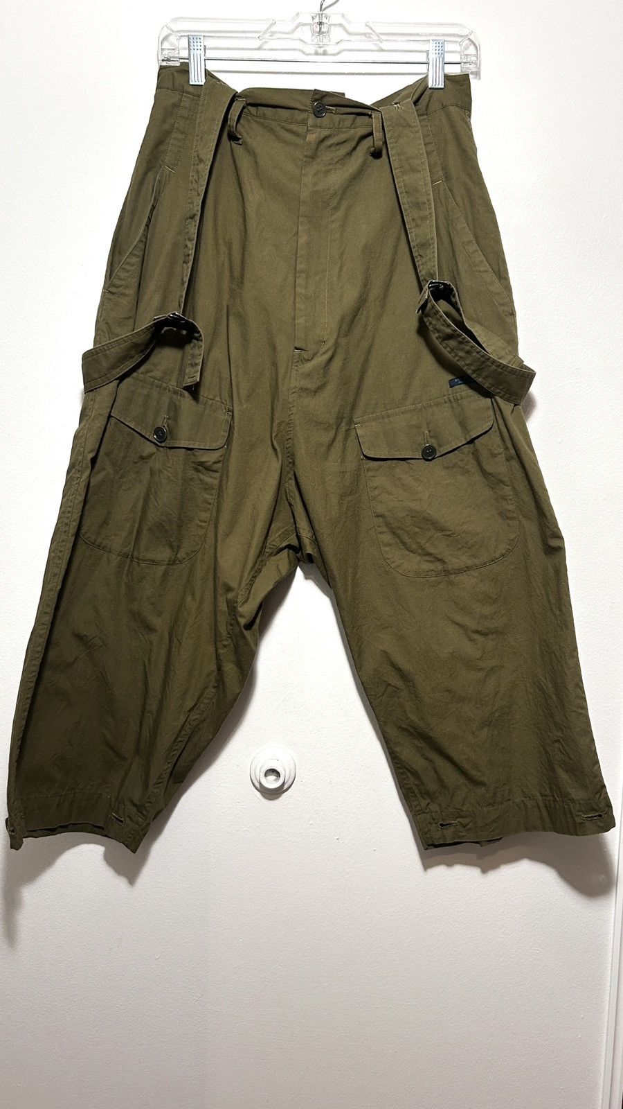 image of Regulation Yohji Yamamoto Cargo Pants in Army Green, Men's (Size 32)