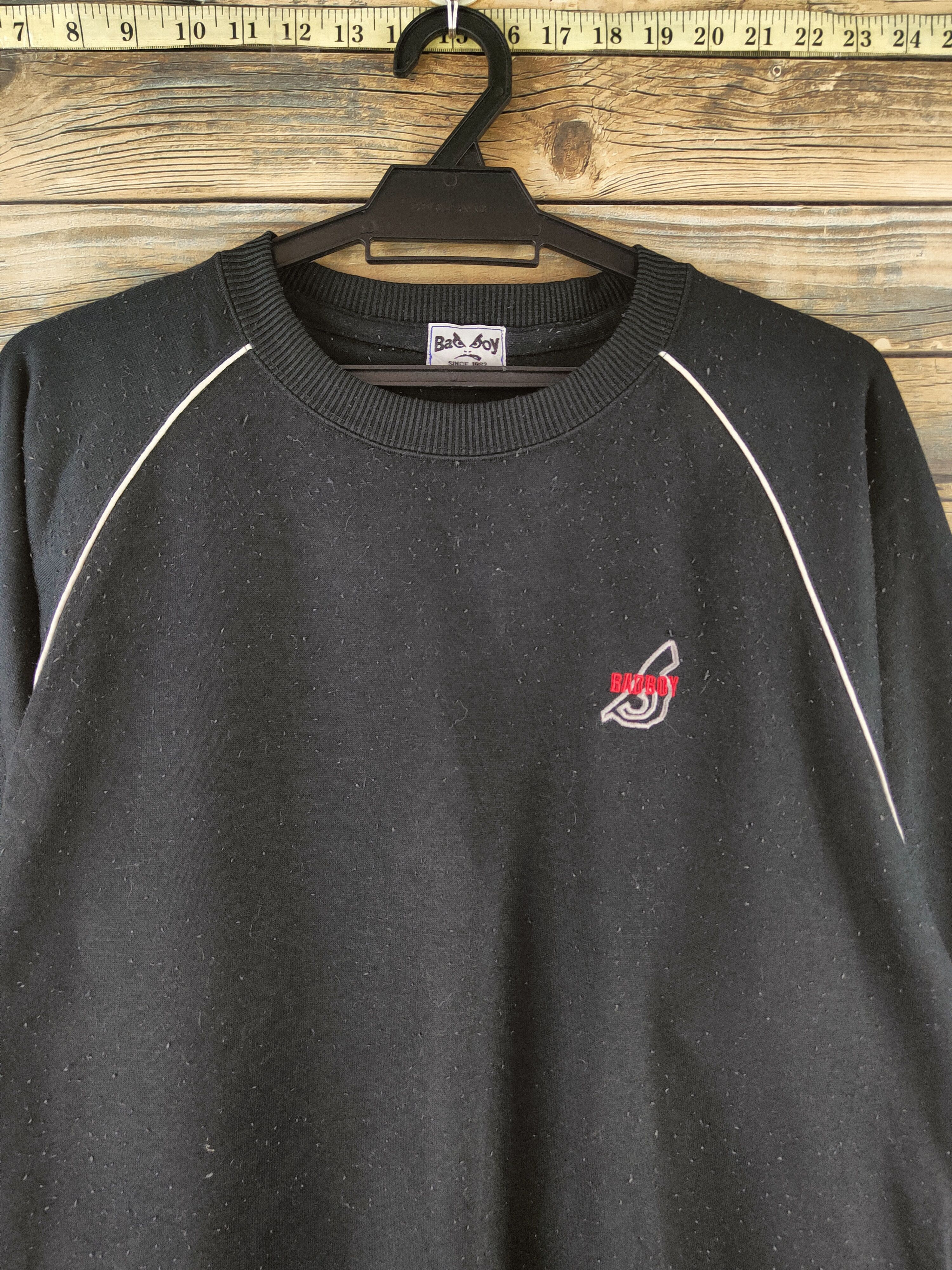 Japanese Brand Vintage Faded Bad Boy Black Sweatshirts Size US L / EU 52-54 / 3 - 2 Thumbnail