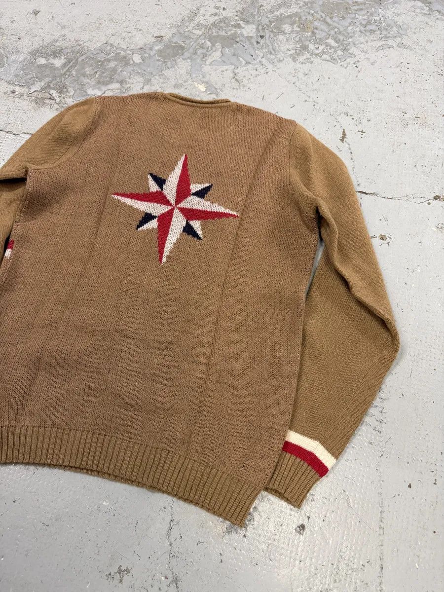 Daniele Alessandrini 2000s Daniele Alessandrini Camel Wool Stars Propaganda Sweater Size US S / EU 44-46 / 1 - 4 Thumbnail