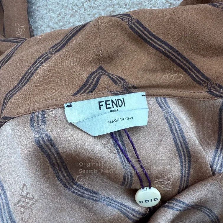 Fendi Fendi Silk Dress Size XS / US 0-2 / IT 36-38 - 4 Thumbnail