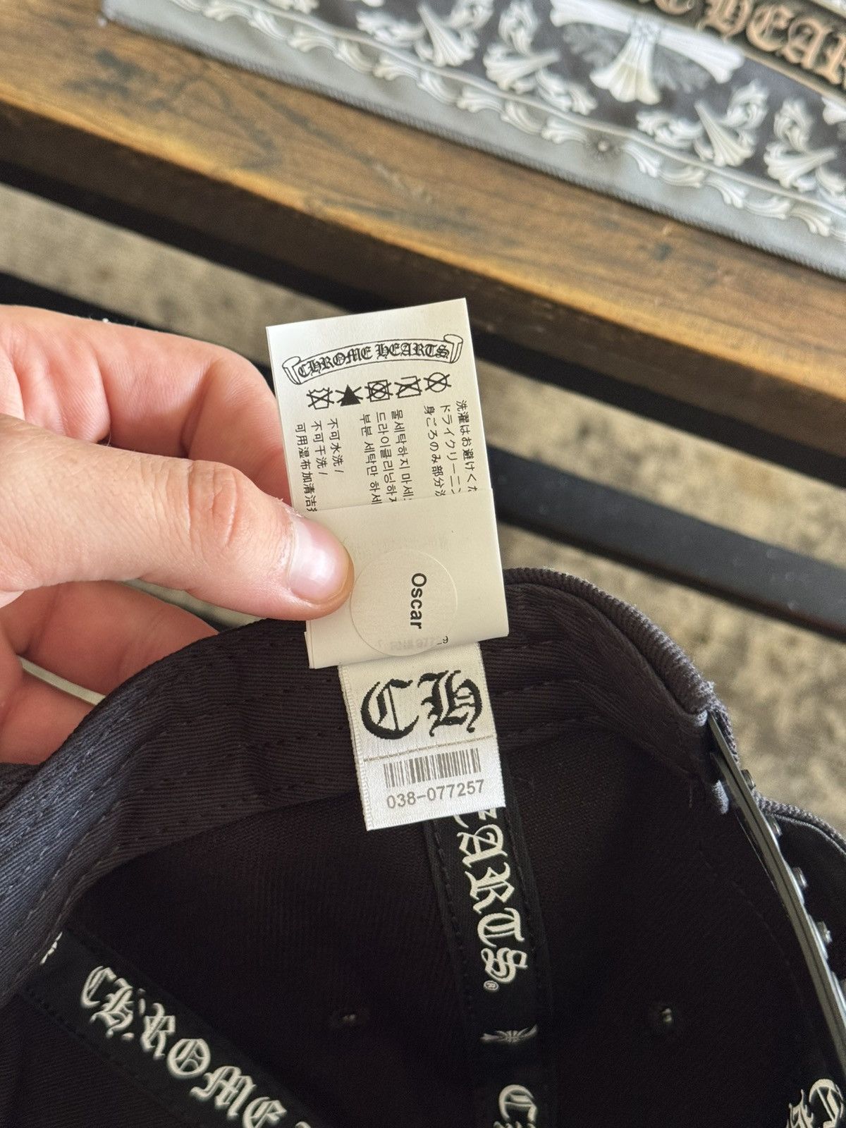 Chrome Hearts Chrome Hearts Vine Dagger Denim Cap Size ONE SIZE - 3 Thumbnail