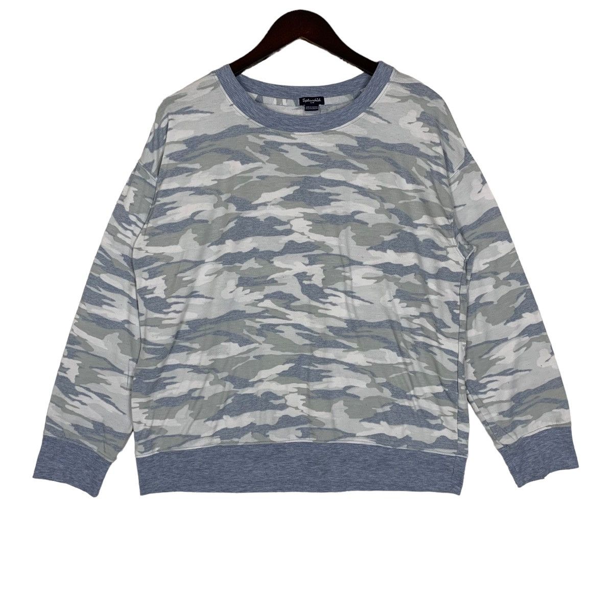 Splendid camo sweatshirt shop