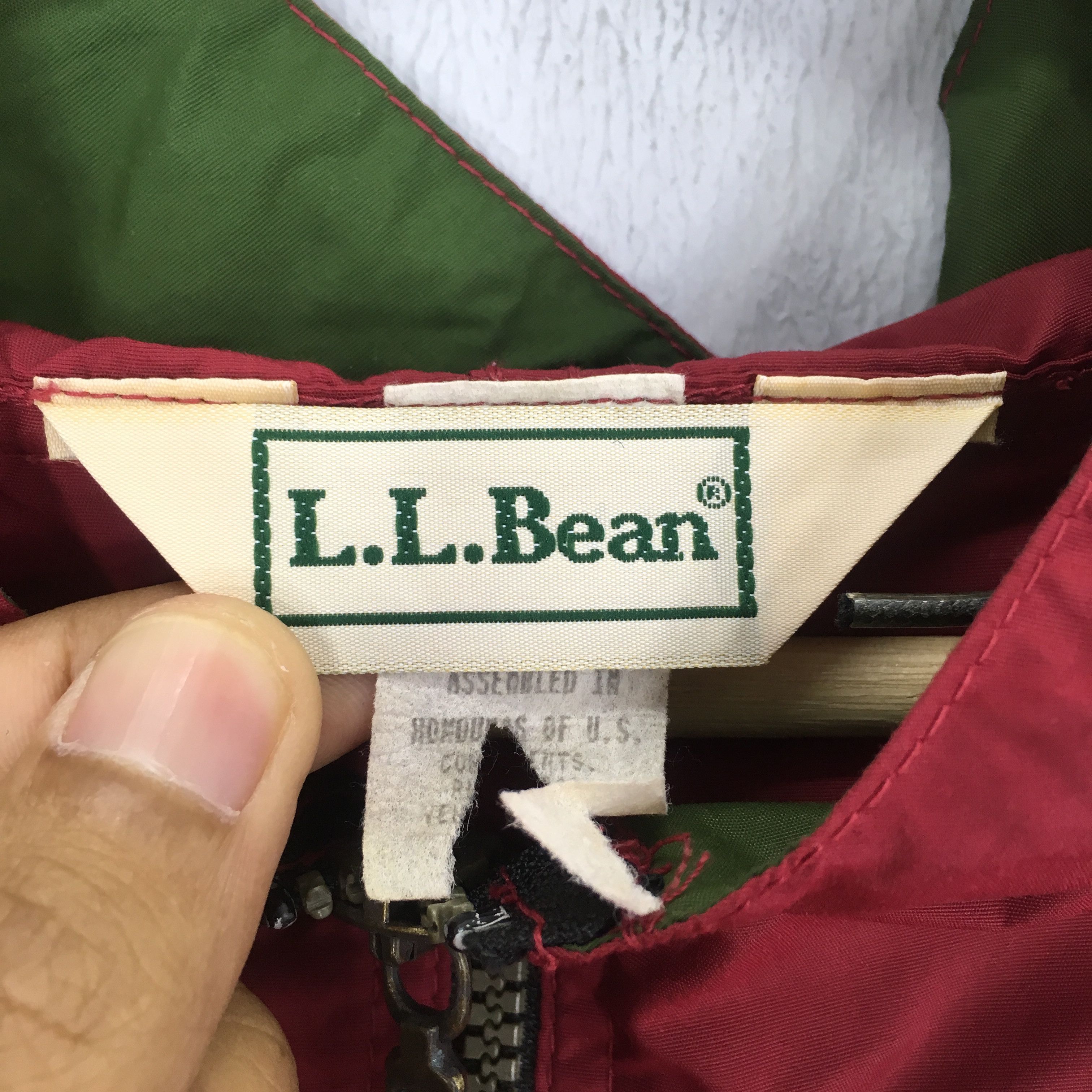 L.L. Bean Vintage 90s L.L Bean Sportswear Usa Anorak Jacket Size US L / EU 52-54 / 3 - 11 Thumbnail