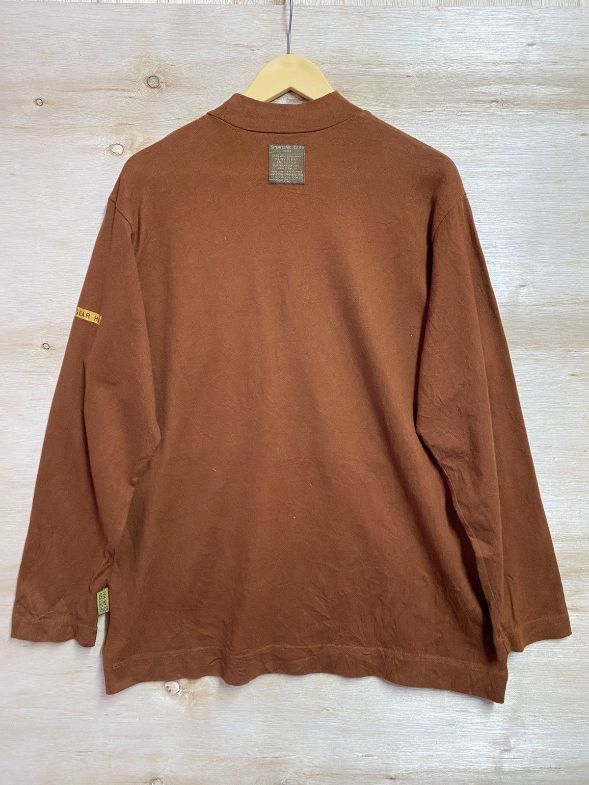 Issey Miyake vintage patchwork sweatshirt Hai Sporting Gear Issey Miyake Size US XL / EU 56 / 4 - 5 Thumbnail