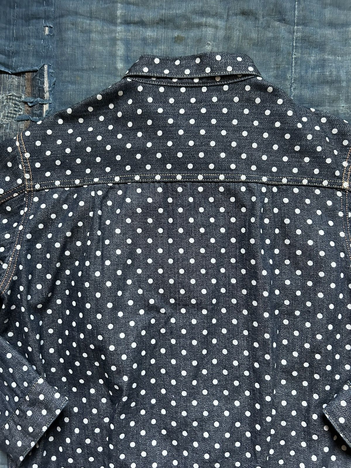 Kapital Kapital dotted dots denim 2nd jacket Size US L / EU 52-54 / 3 - 7 Thumbnail