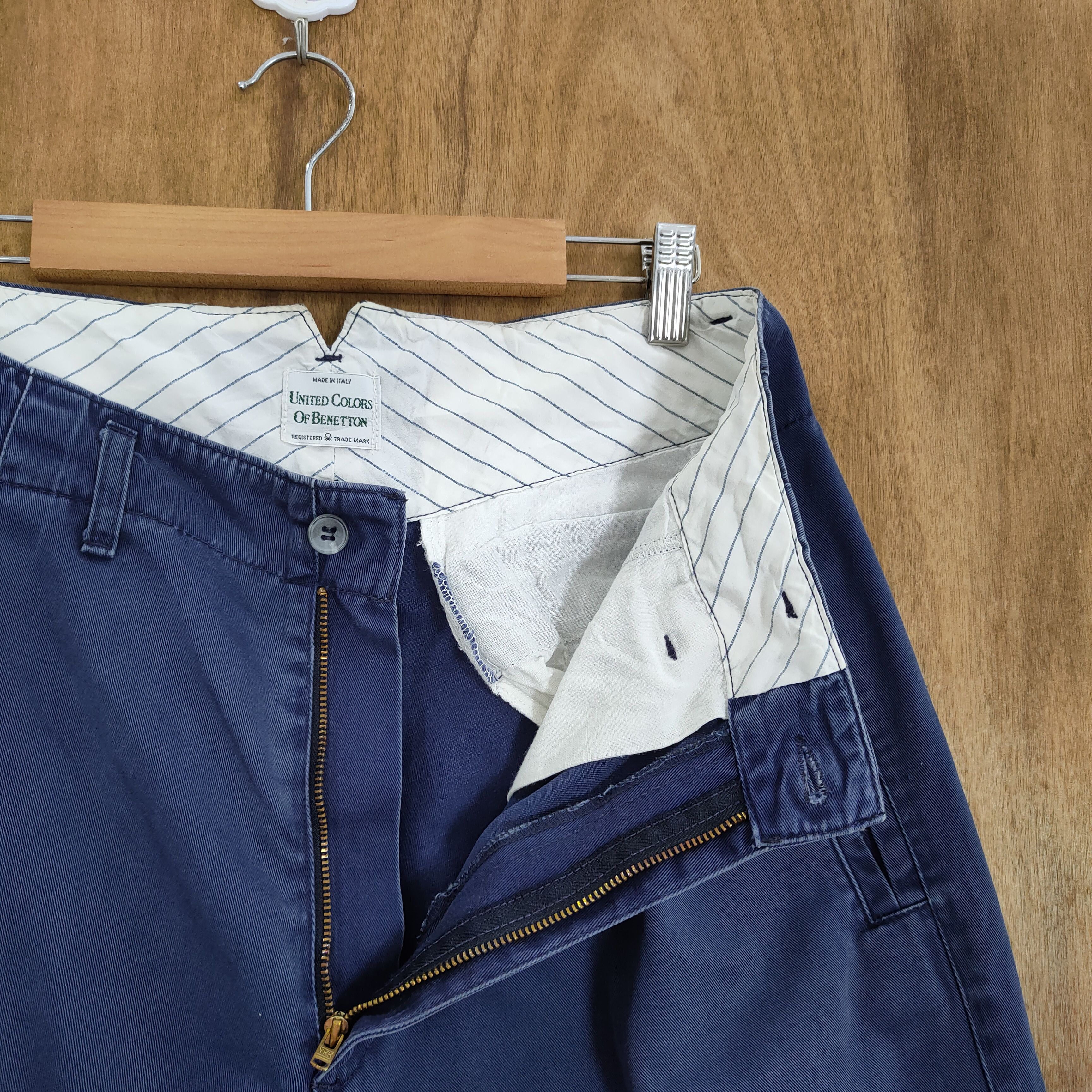 United Colors Of Benetton UNITED COLORS OF BENETTON CHINO PANTS Size US 30 / EU 46 - 10 Thumbnail