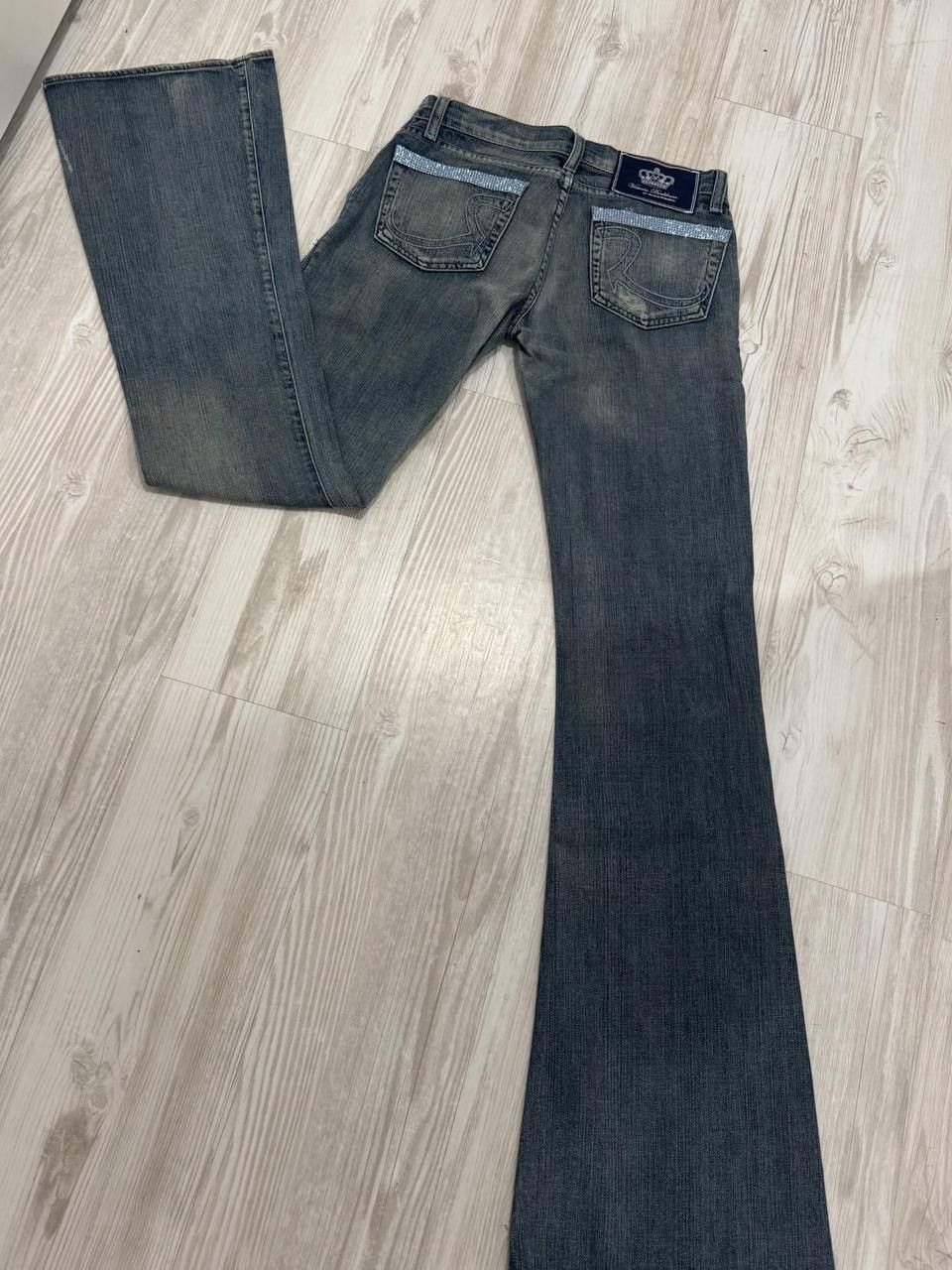 Victoria Beckham Y2K Flared Low Rise Jeans Size 27" / US 4 / IT 40 - 1 Thumbnail