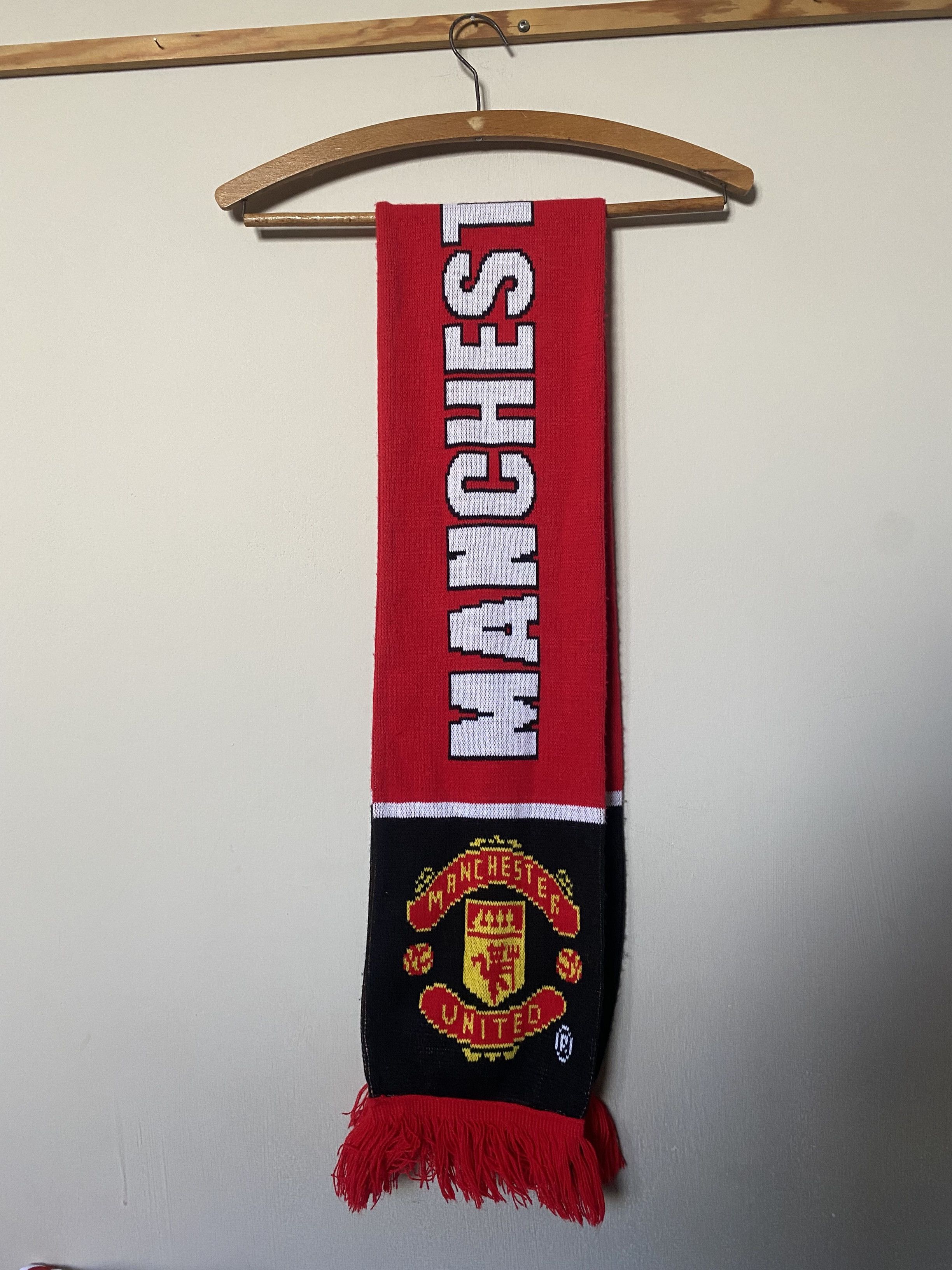 Other Vintage - football scarf MANCHESTER UNITED FC - UNIQUE Size ONE SIZE - 1 Thumbnail