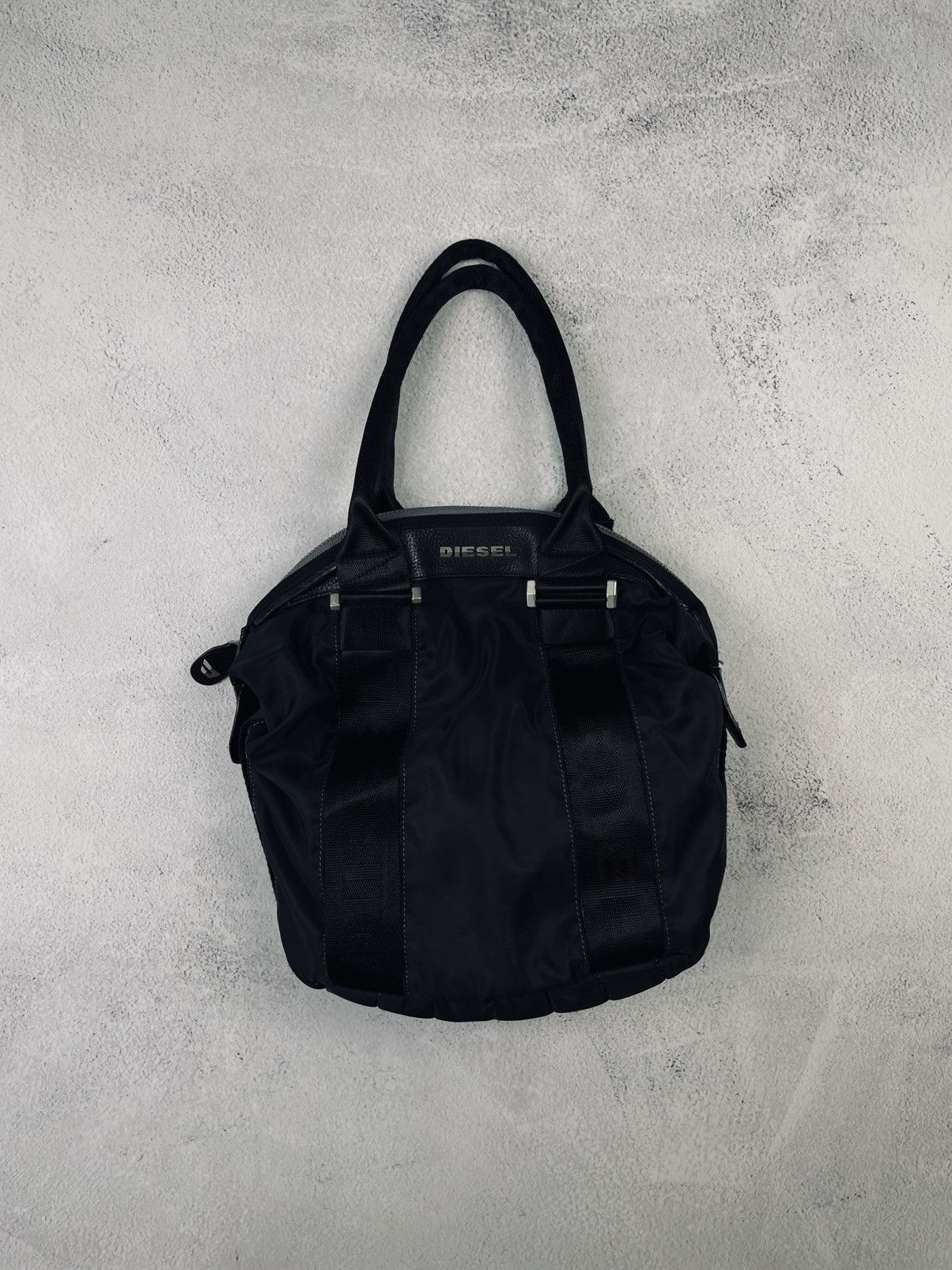 Diesel × Vintage Rare! Vintage y2k Diesel Black Bag Size ONE SIZE - 4 Thumbnail