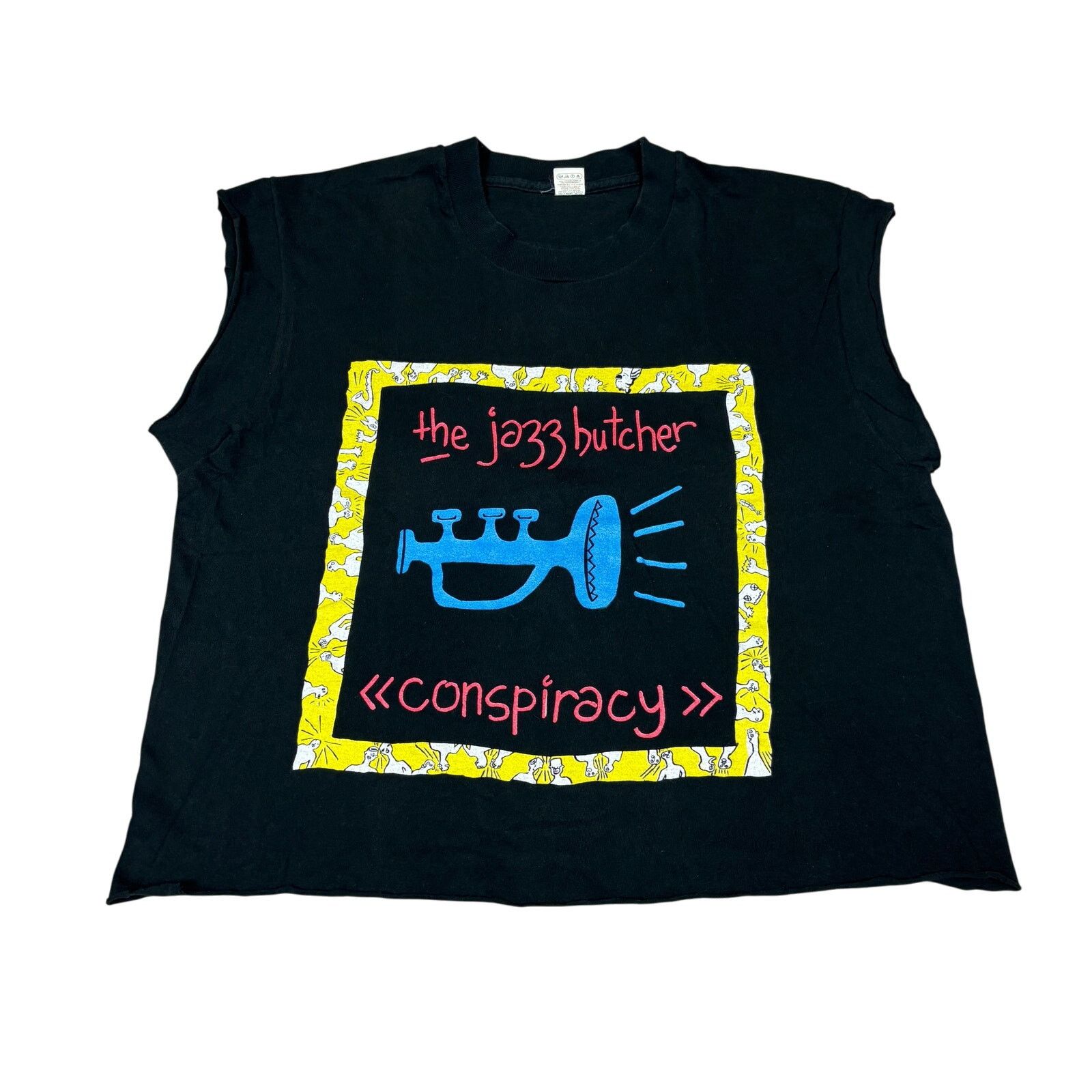 Vintage Vintage 80s The Jazz Butcher Conspiracy Tour Shirt XL Size XL / US 12-14 / IT 48-50 - 1 Thumbnail