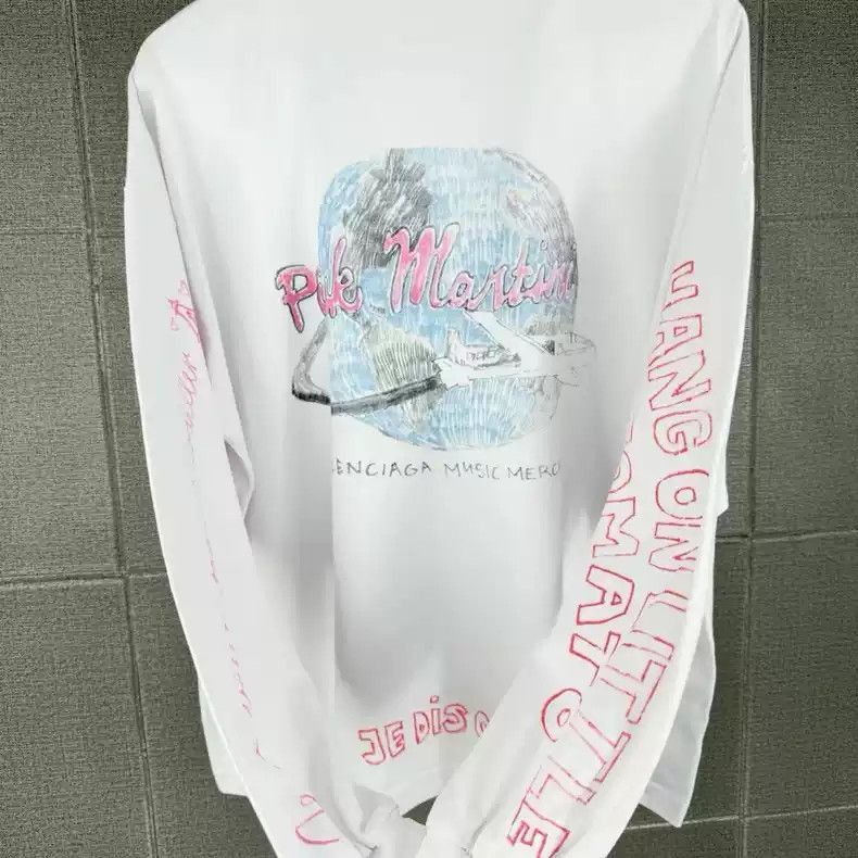 Balenciaga Balenciaga Balenciaga Pink Martini Limited Graffiti Letter Size US S / EU 44-46 / 1 - 4 Thumbnail