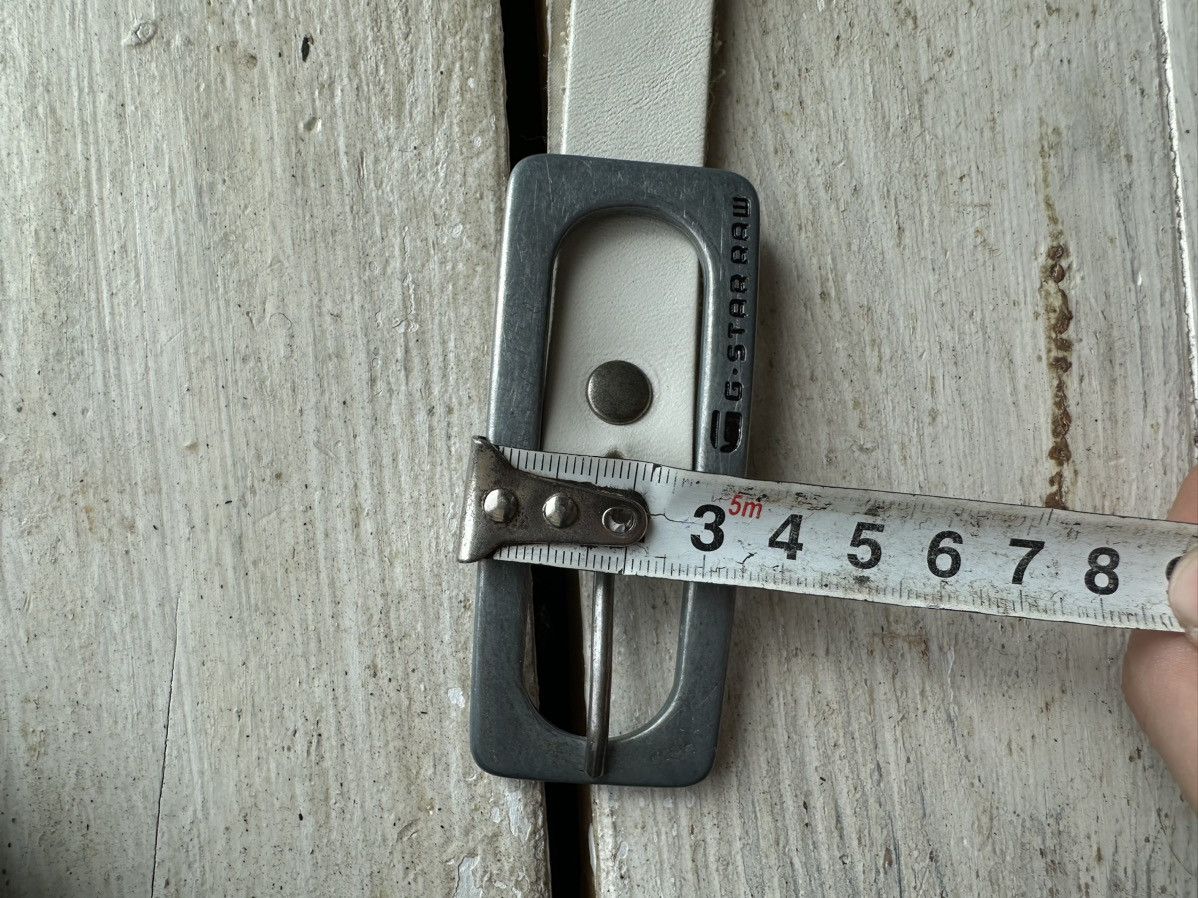 G-Star RARE🚨 G-STAR RAW VINTAGE WOMEN BELT SILVER BUCKLE Y2K Size ONE SIZE - 11 Thumbnail